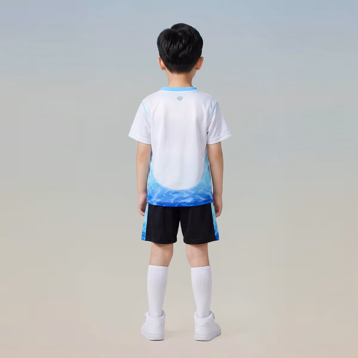 Bộ Quần Áo Bóng Đá Trẻ Em Bulbal Sonic 3 Trắng Thiên Thanh