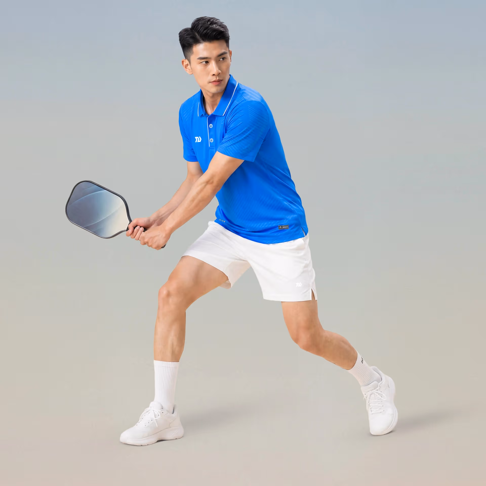 Áo thể thao cổ trụ Nam Bulbal Draco Xanh Ya 7