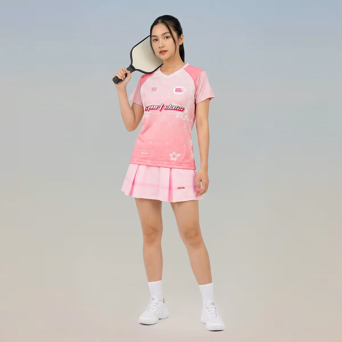 Chân Váy Thể Thao Bulbal Swirla S01 Hồng Dâu