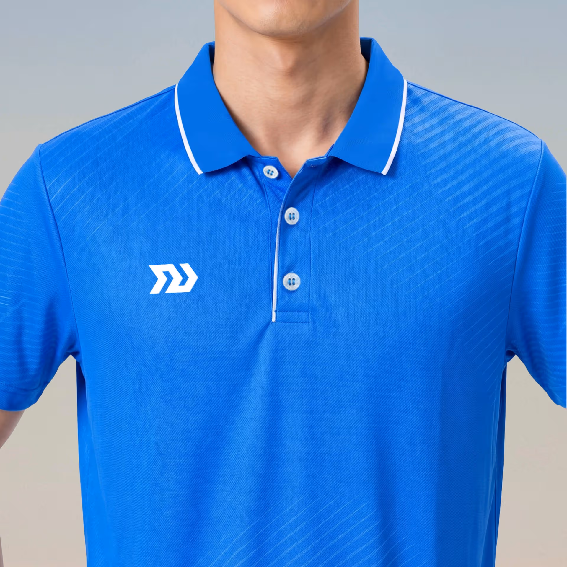 Áo thể thao cổ trụ Nam Bulbal Draco Xanh Ya 2