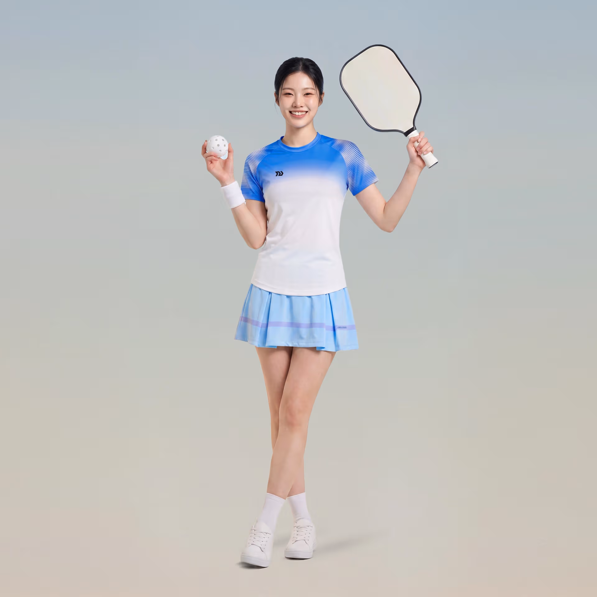 Áo thể thao nữ Bulbal Lumar 02 Trắng Ya 7