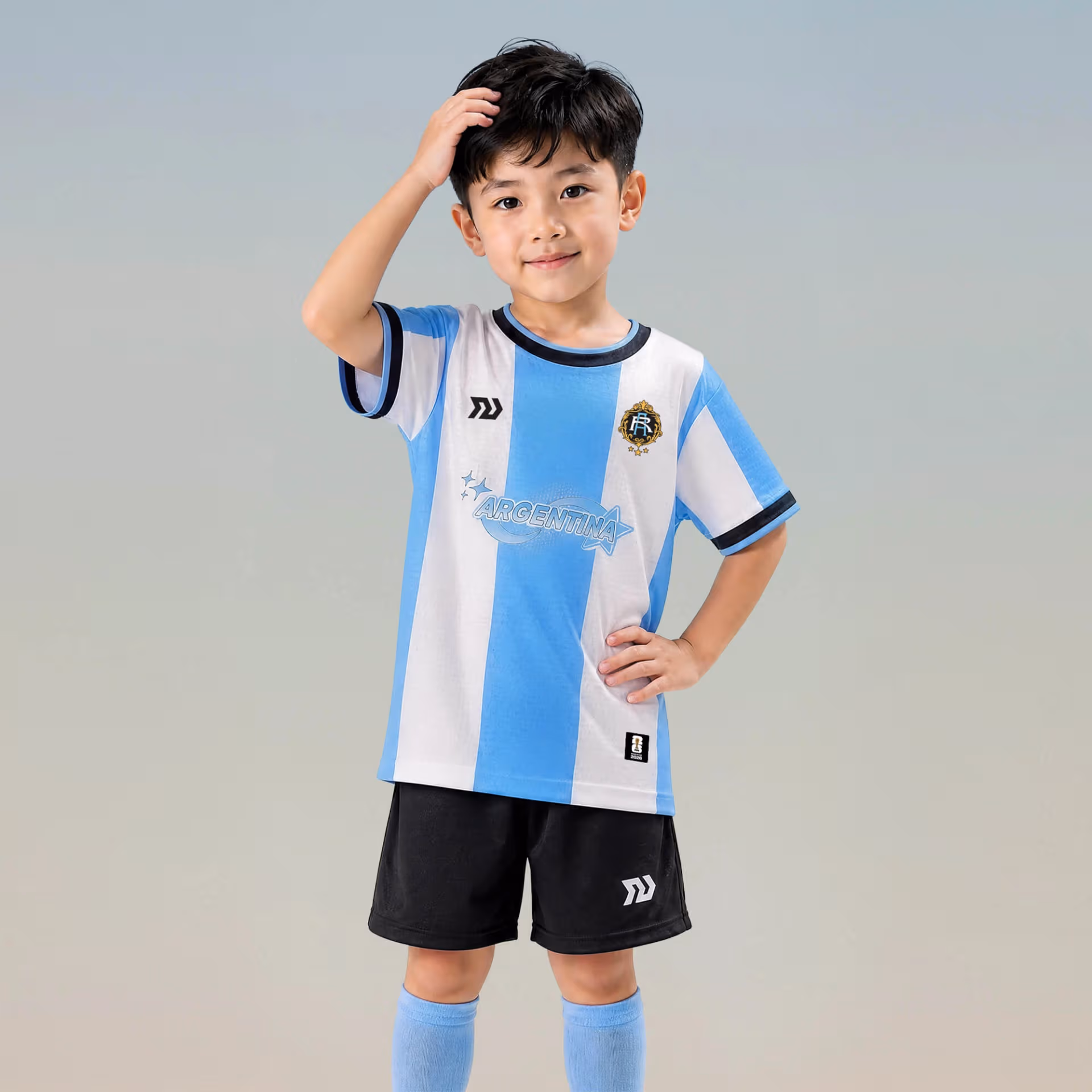 Bulbal Kid WC26 Sọc Trắng Biển 1
