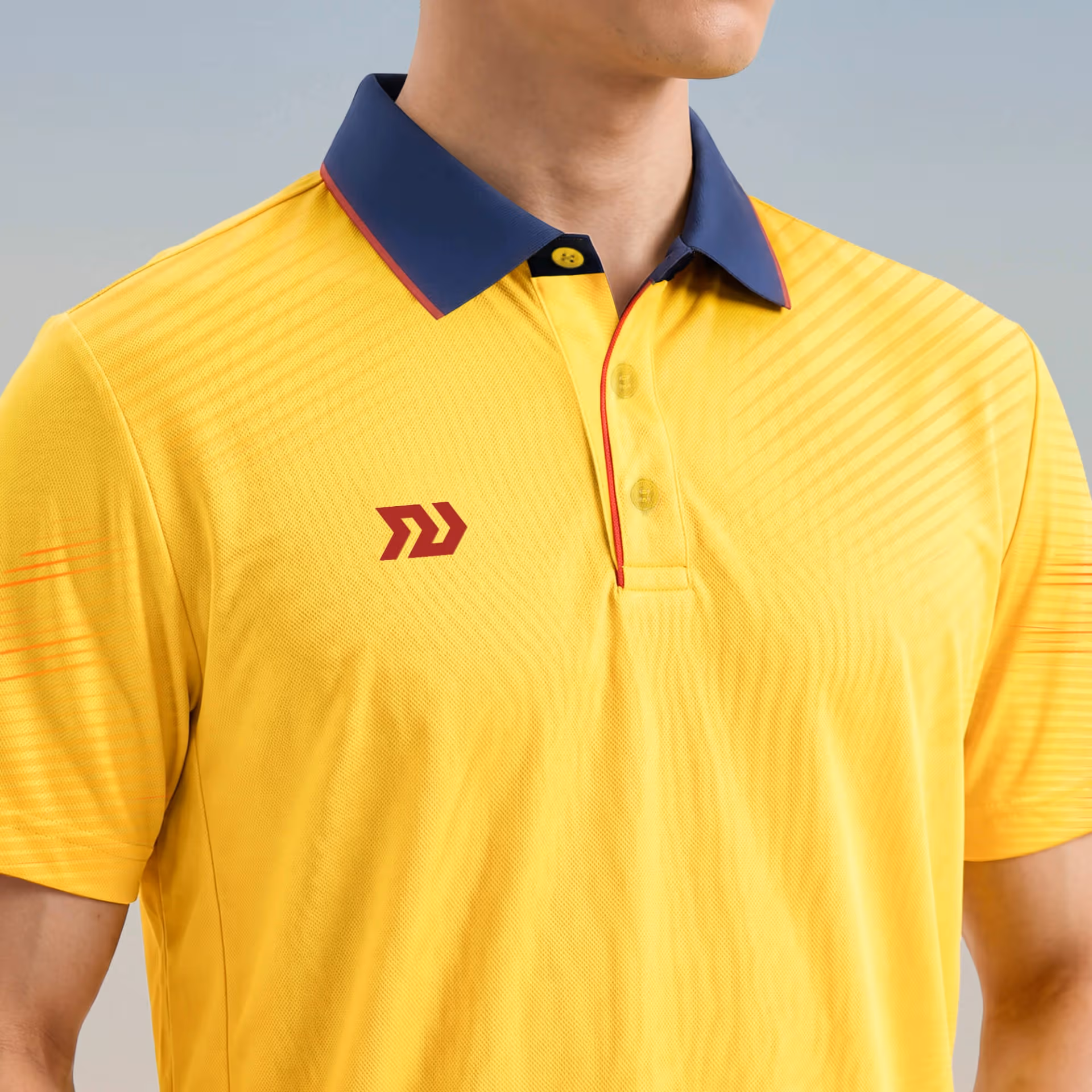 Áo thể thao cổ trụ Nam Bulbal Draco Vàng 2