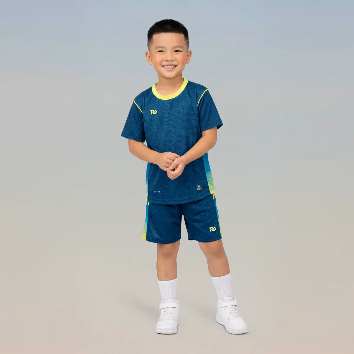 Bộ Quần Áo Bóng Đá Trẻ Em Bulbal Sonic 3 Lông Công