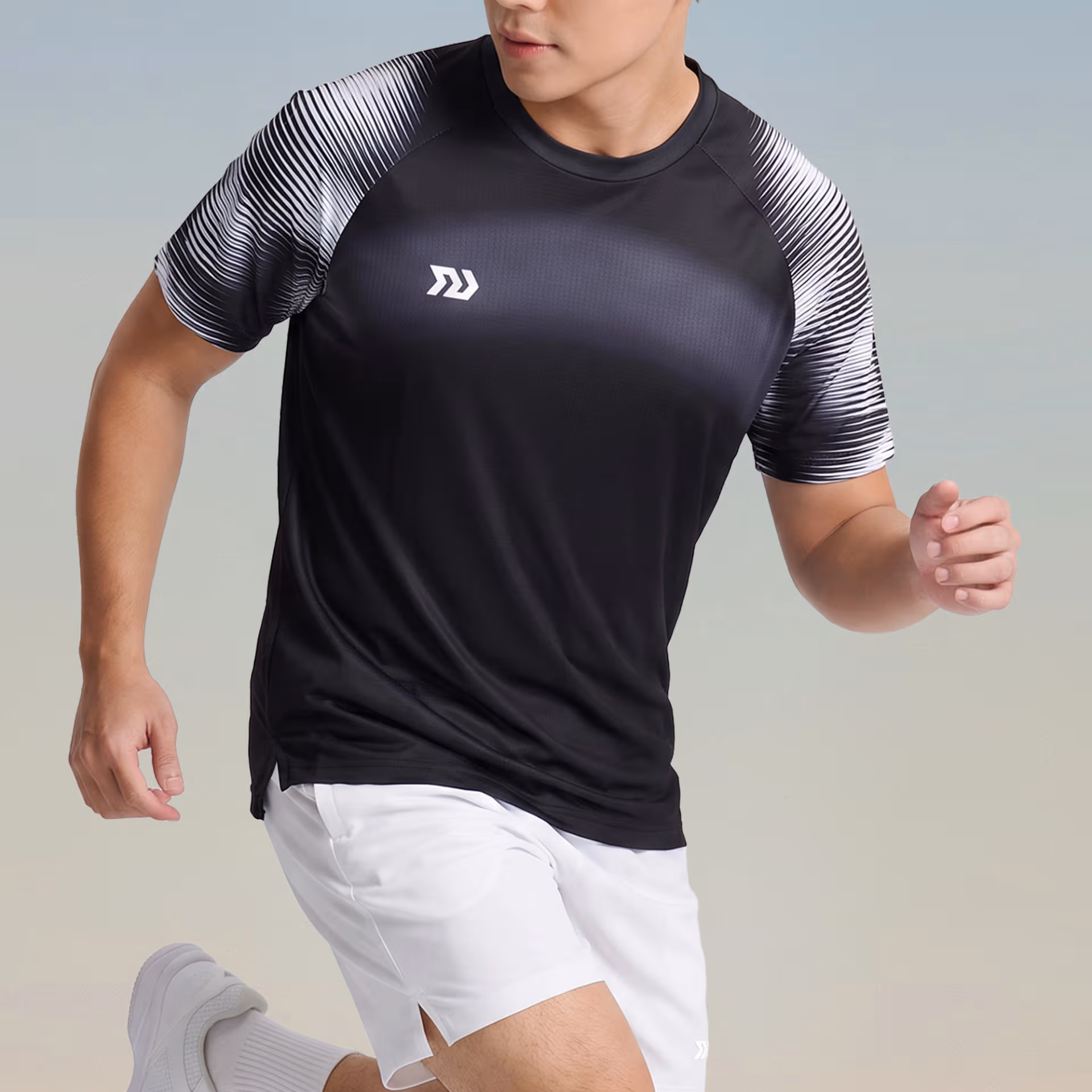 Áo thể thao Nam Bulbal Lumar 02 Đen Xám 4