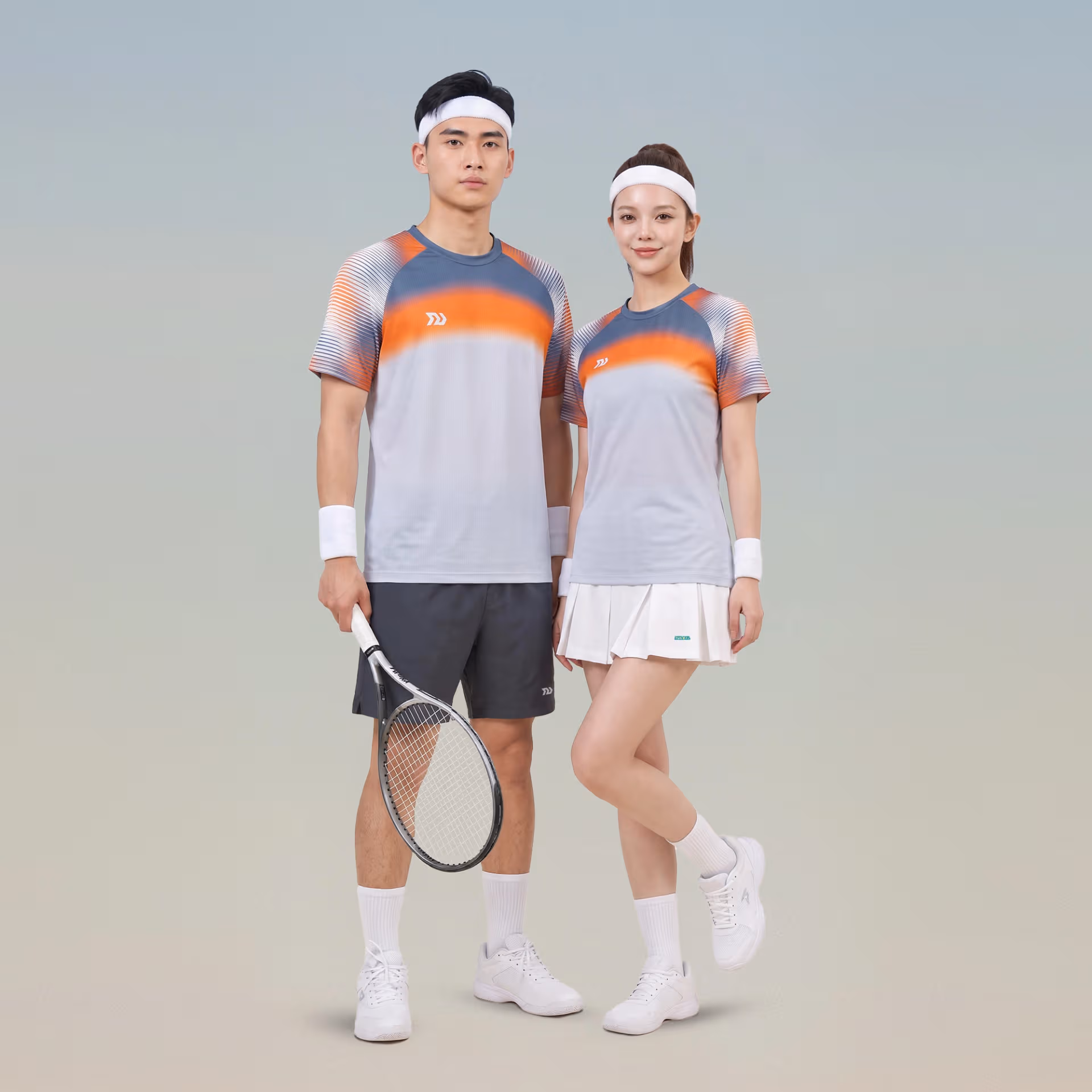 Áo thể thao Nữ Bulbal Lumar 02 Xám Cam 8