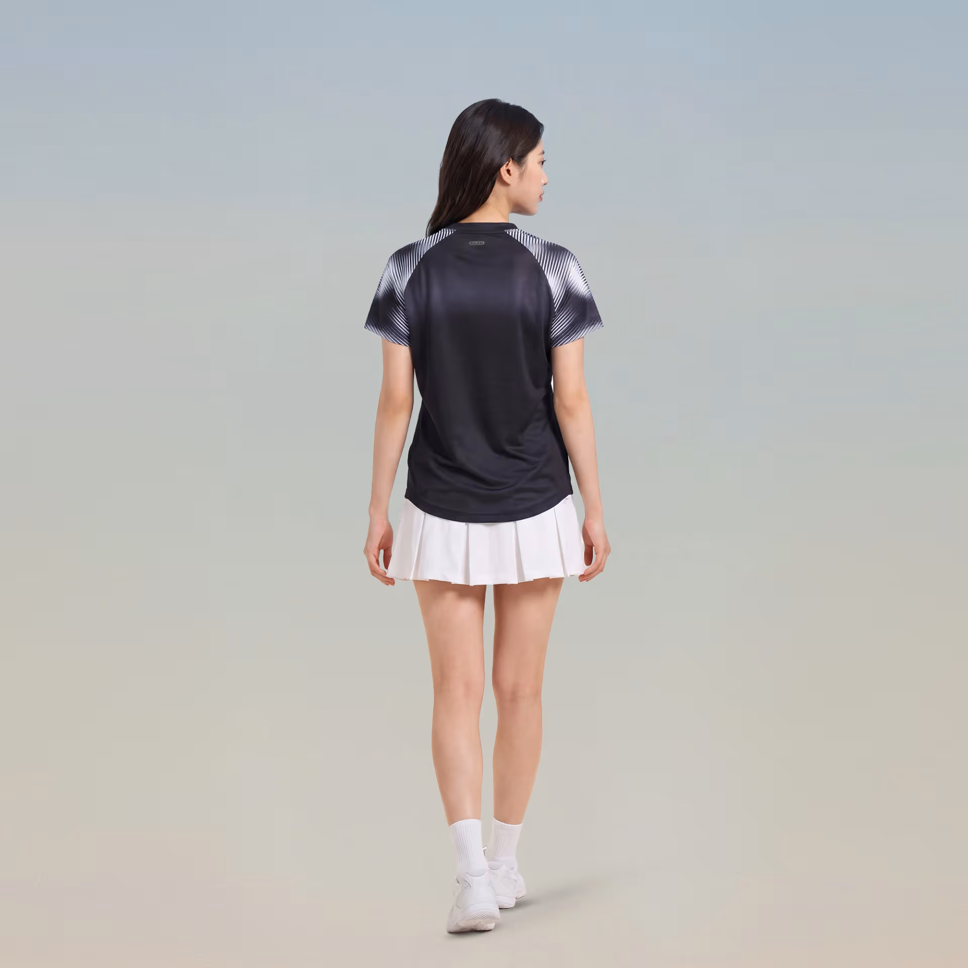 Áo thể thao Nữ Bulbal Lumar 02 Đen Xám 5