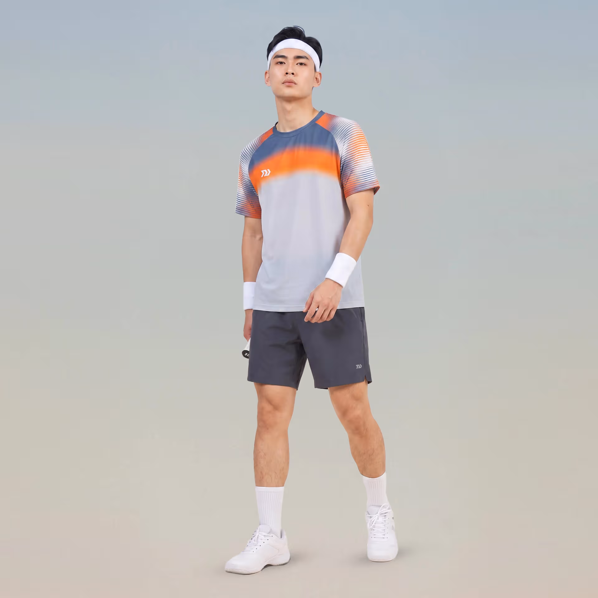 Áo thể thao Nam Bulbal Lumar 02 Xám Cam 7