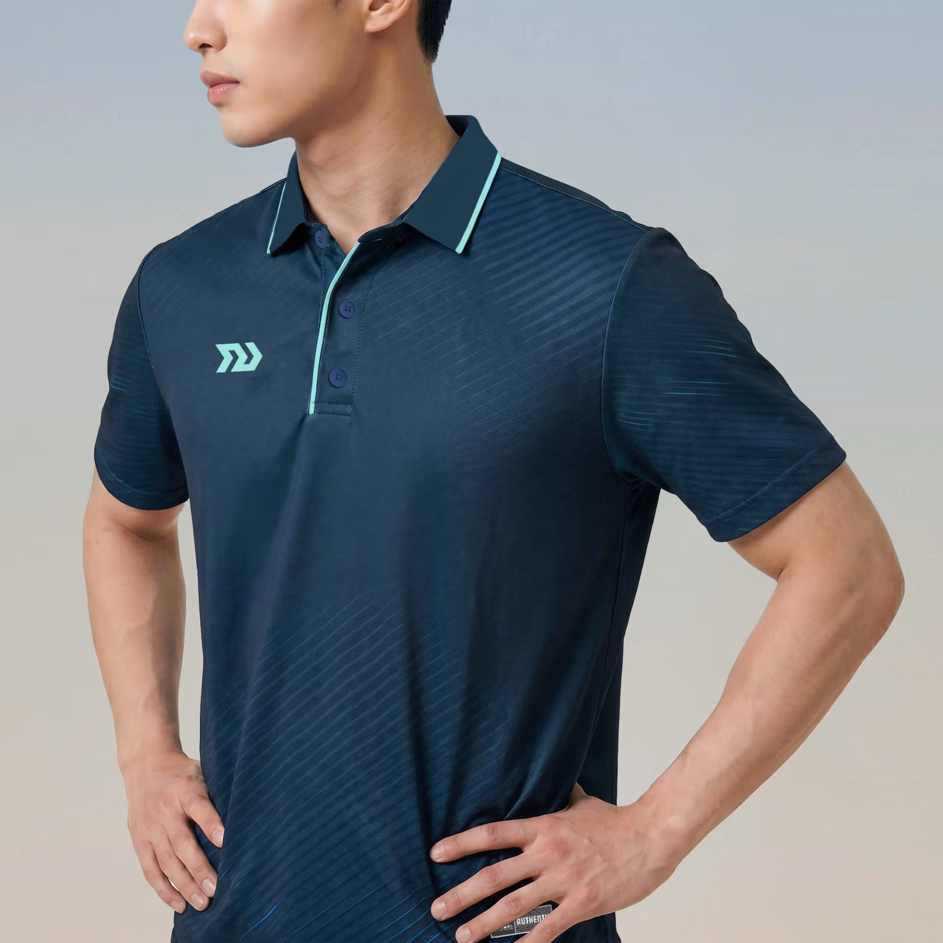 Áo thể thao cổ trụ Nam Bulbal Draco Lông Công 3