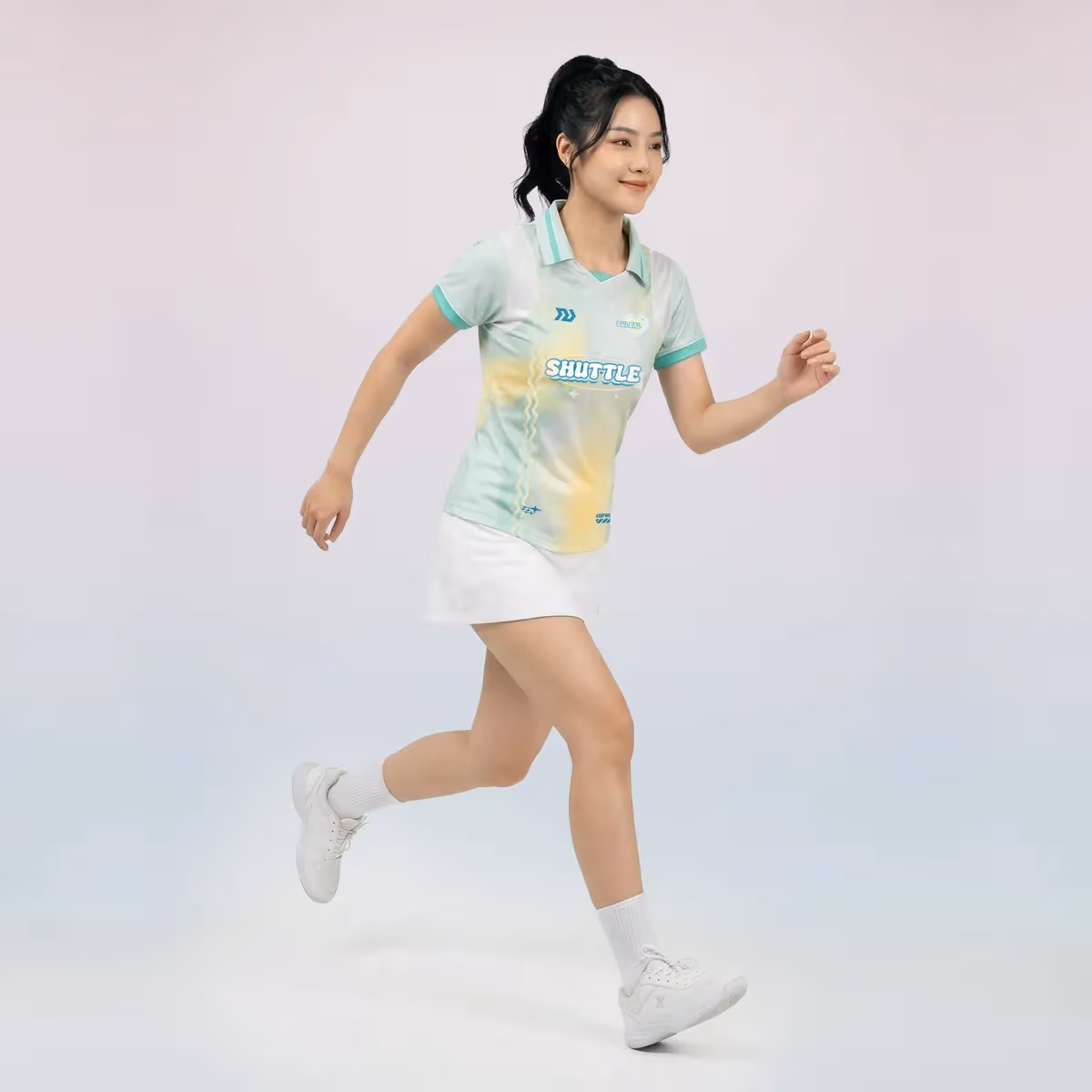 Áo Thể Thao Nữ Bulbal Teemie TM03 Xanh Mint