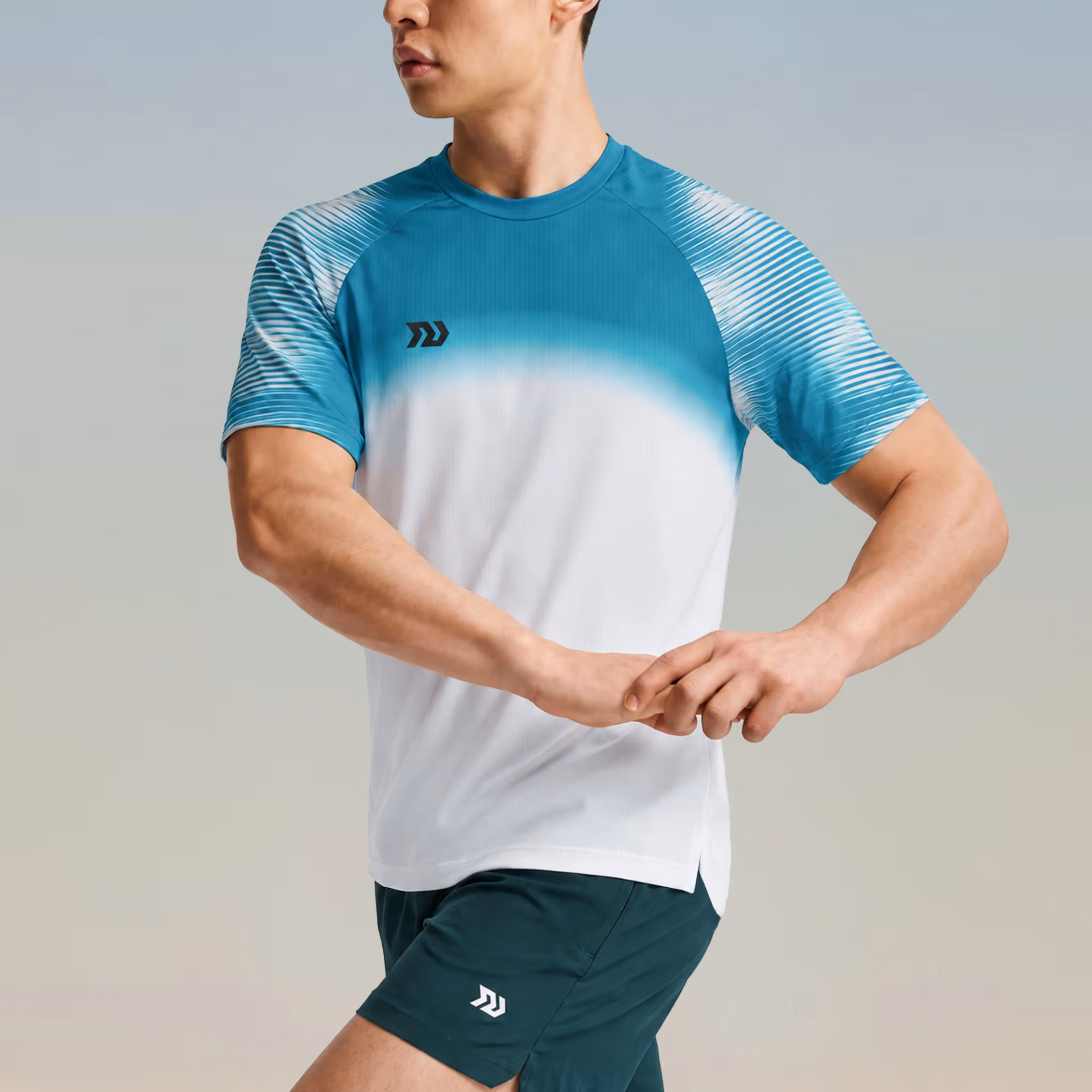 Áo thể thao Nam Bulbal Lumar 02 Trắng Xanh Lá 3