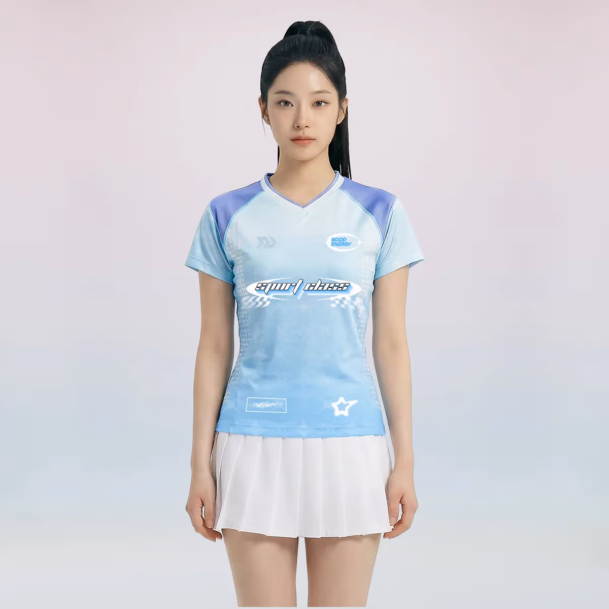 Áo Thể Thao Nữ Bulbal Teemie TM01 Xanh Biển