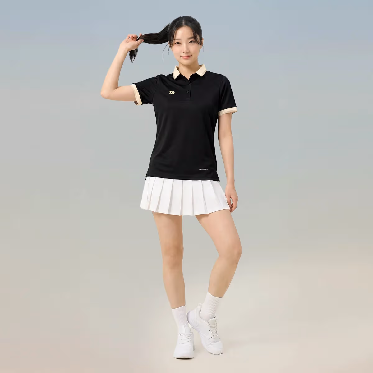 Áo Polo Bulbal Altron 2 Nữ Đen