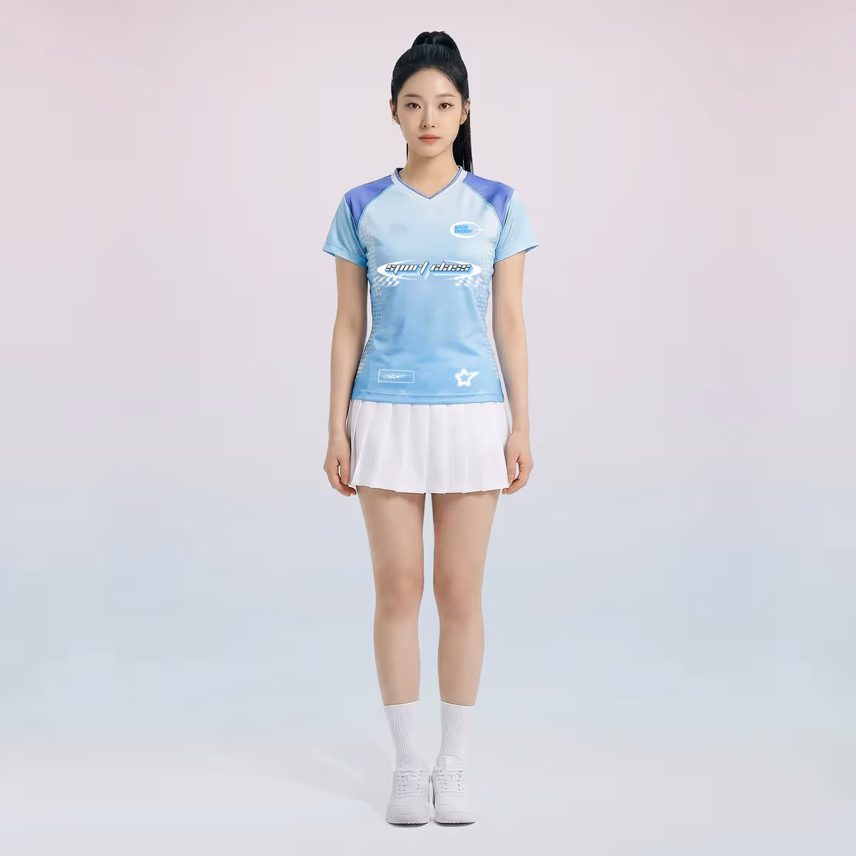 Áo Thể Thao Nữ Bulbal Teemie TM01 Xanh Biển