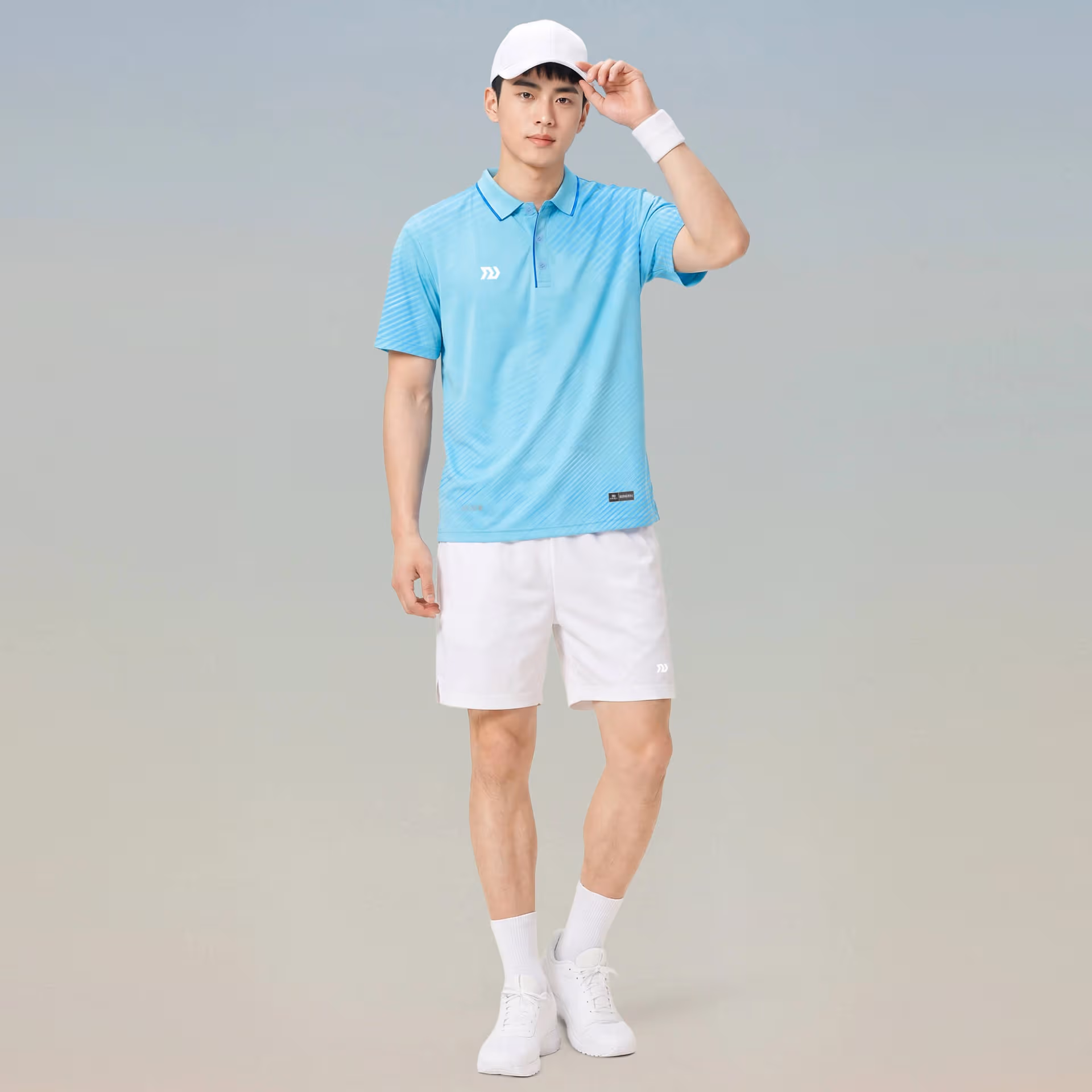 Áo thể thao cổ trụ Nam Bulbal Draco Thiên Thanh 6