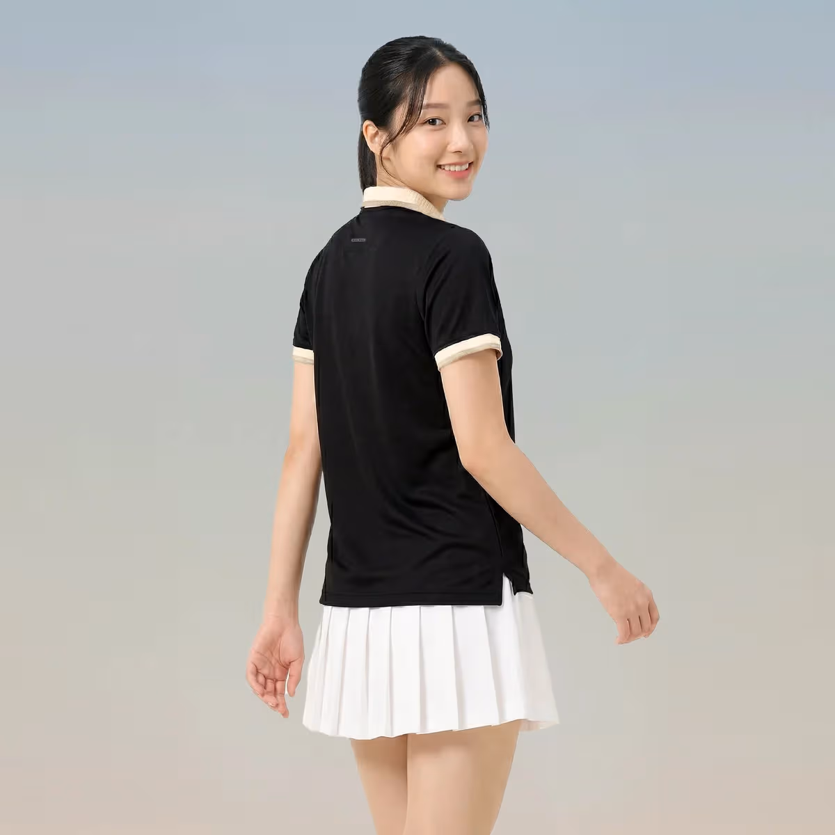Áo Polo Bulbal Altron 2 Nữ Đen