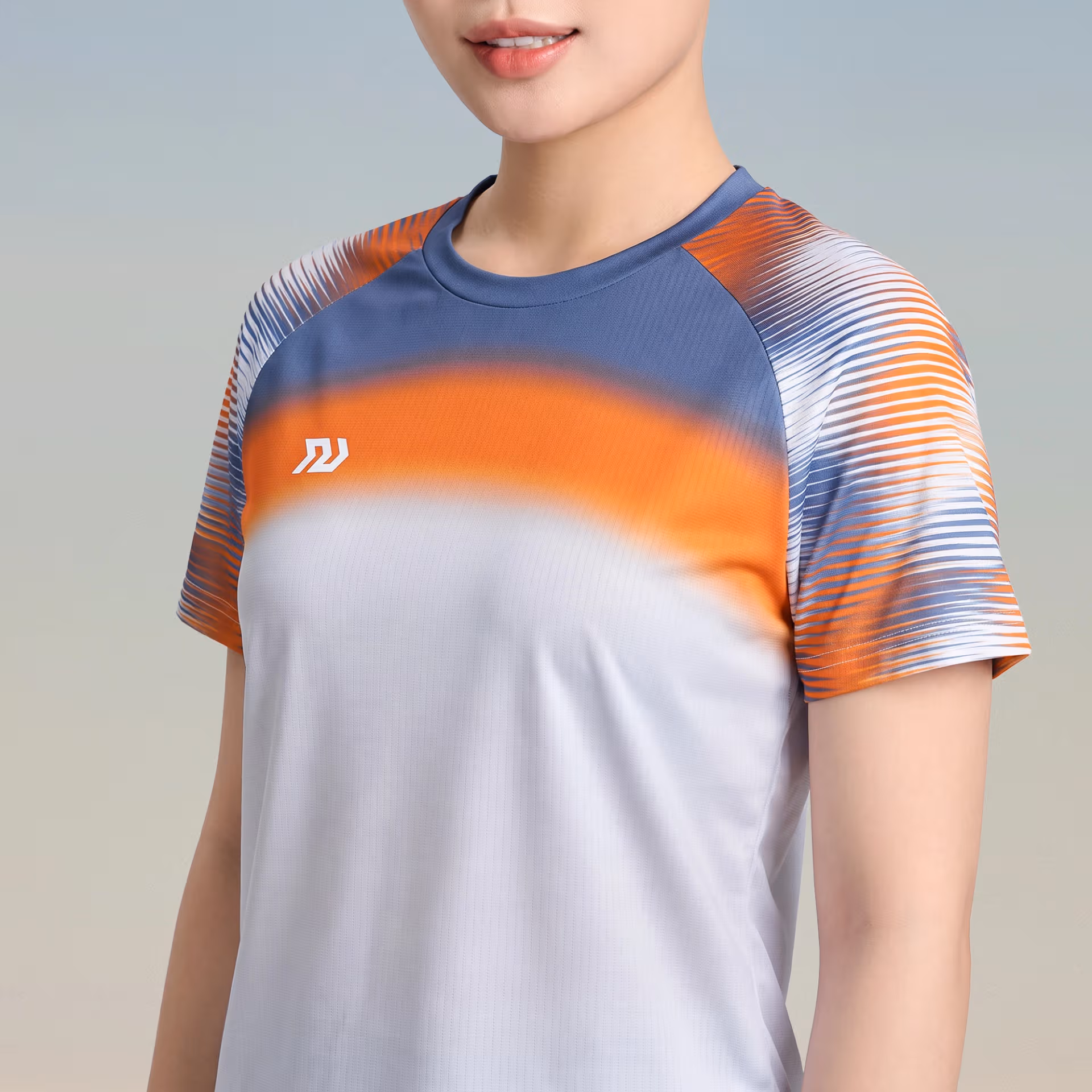 Áo thể thao Nữ Bulbal Lumar 02 Xám Cam 2