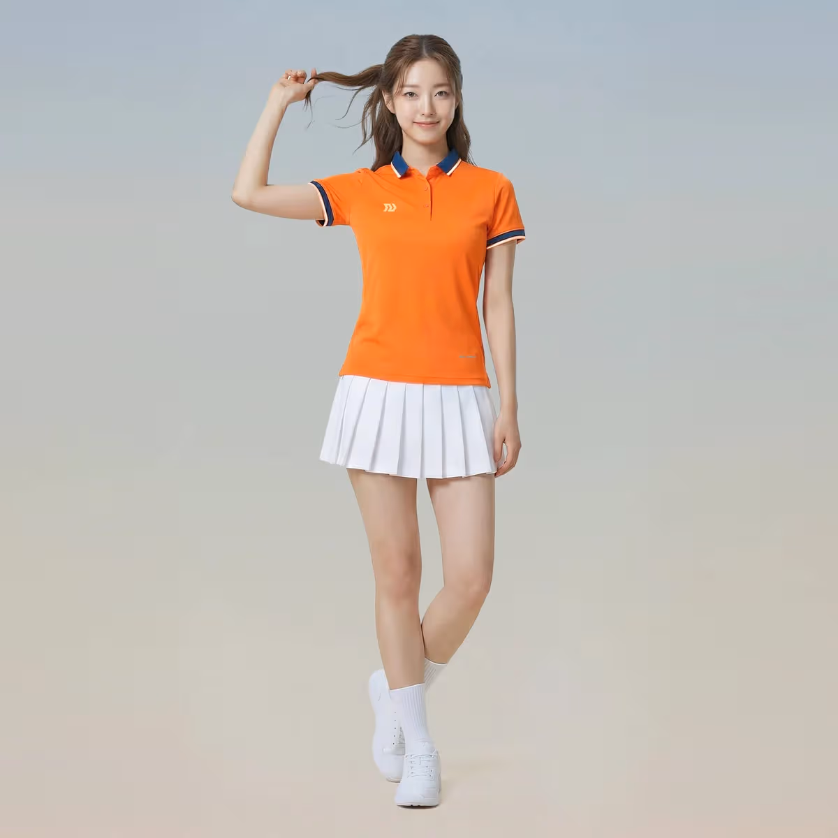 Áo Polo Bulbal Altron 2 Nữ Cam