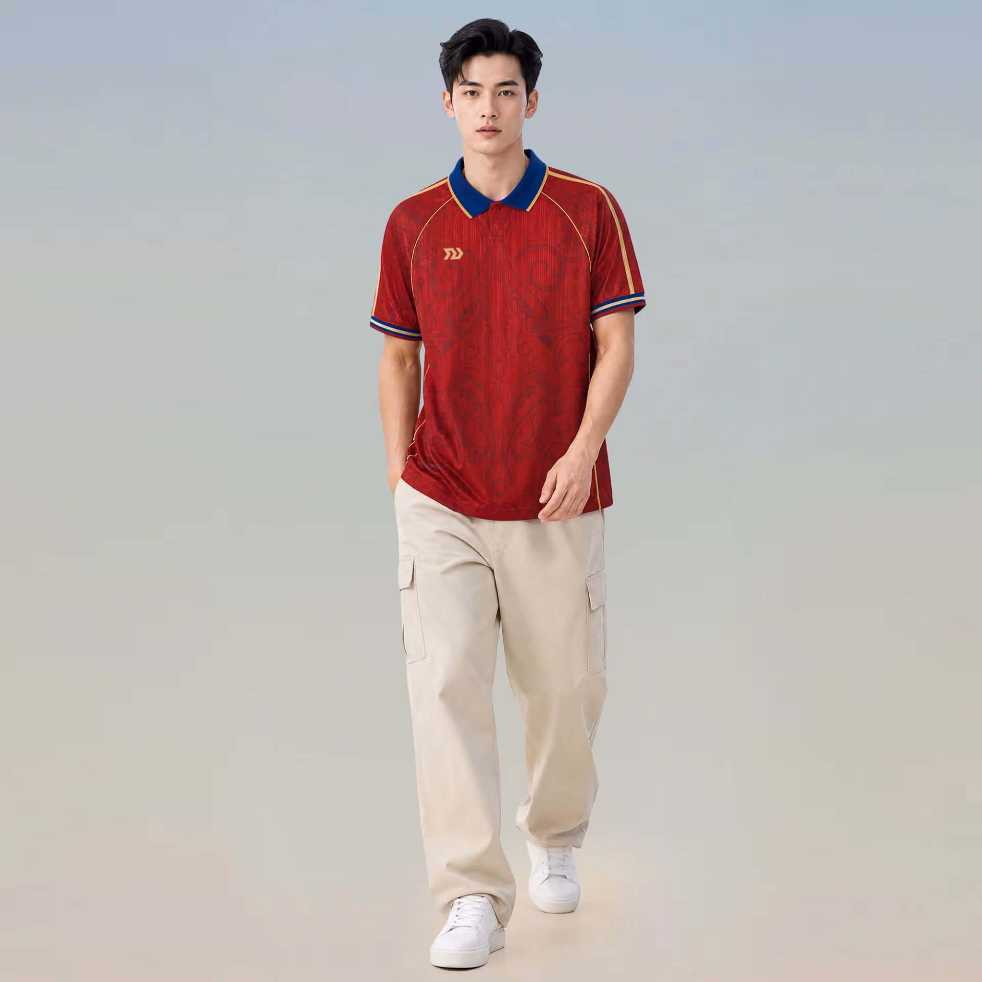 Áo Polo Bulbal Jersey WC26 Đỏ 7
