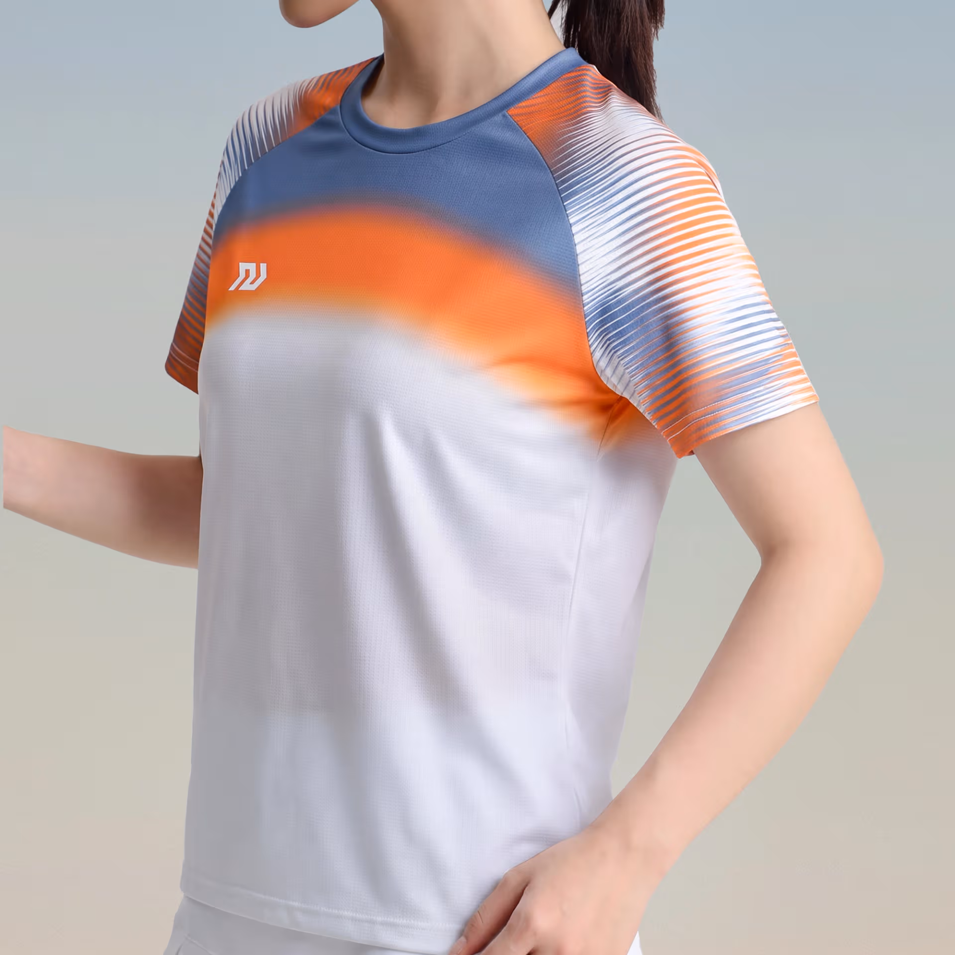 Áo thể thao Nữ Bulbal Lumar 02 Xám Cam 3