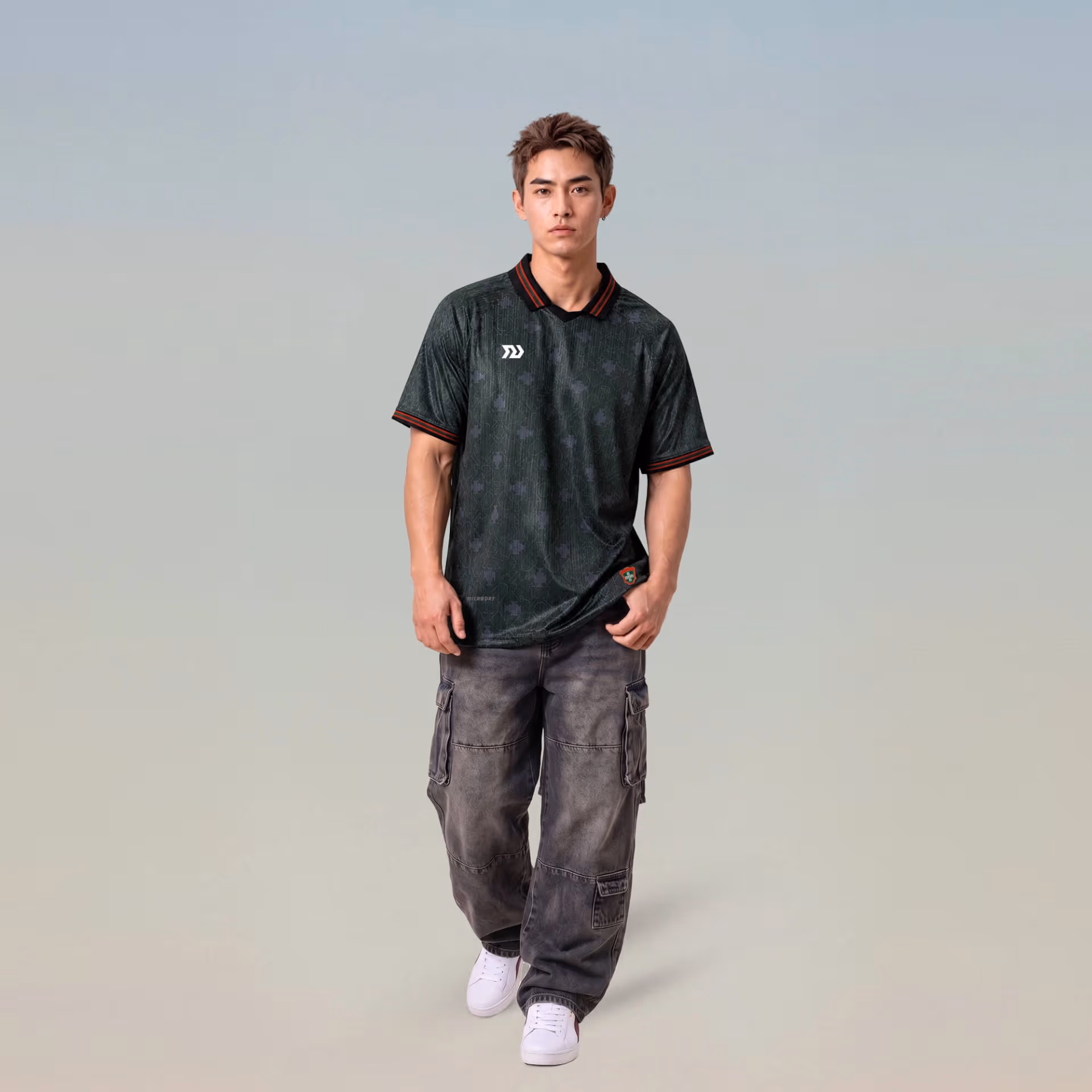 Áo Polo Bulbal Jersey WC26 Đen 7