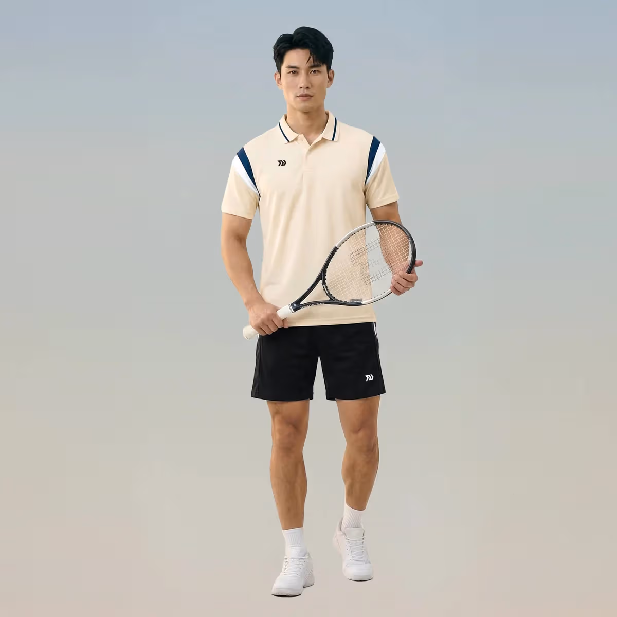 Áo Polo Thể Thao Nam Bulbal Pawn Kem