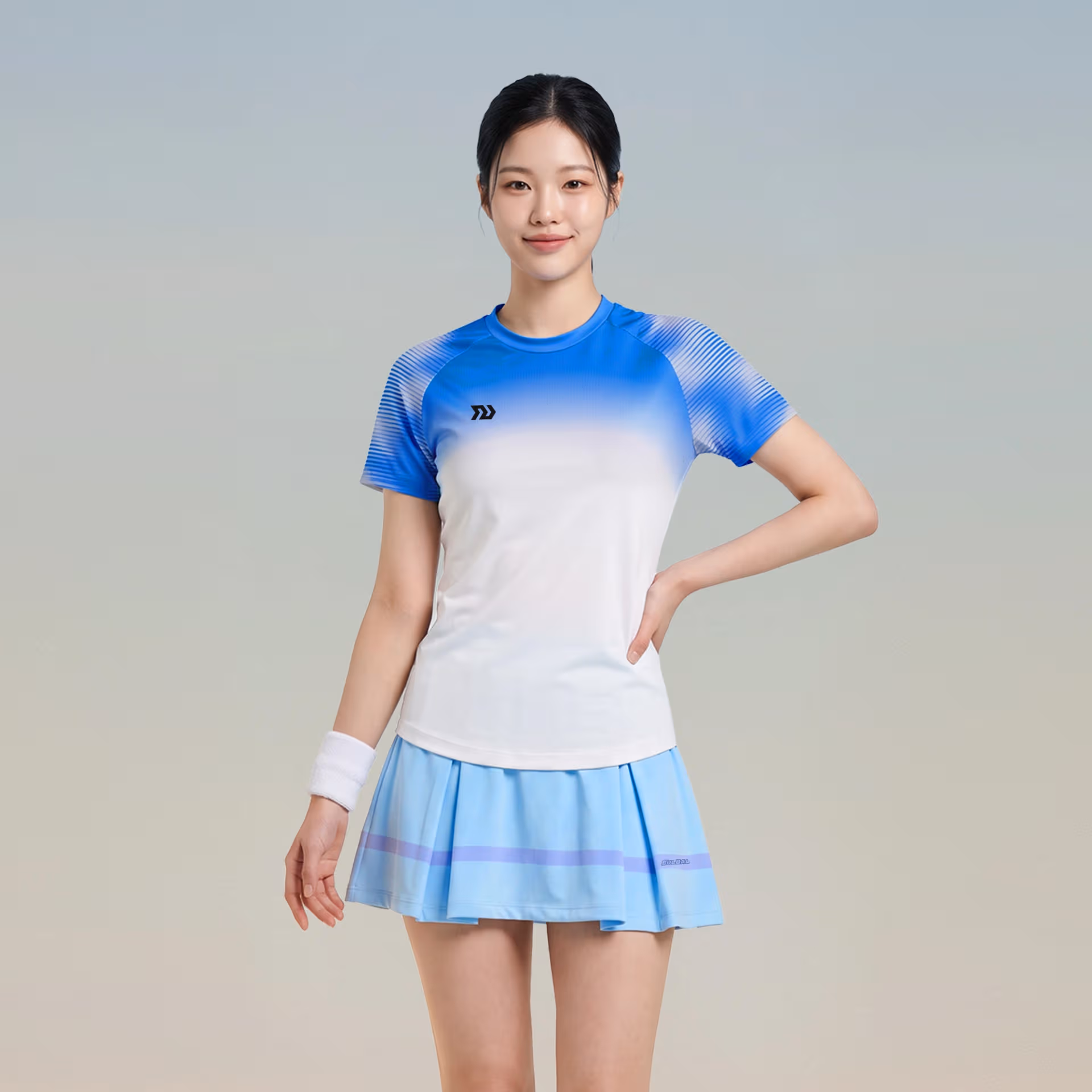 Áo thể thao nữ Bulbal Lumar 02 Trắng Ya 1