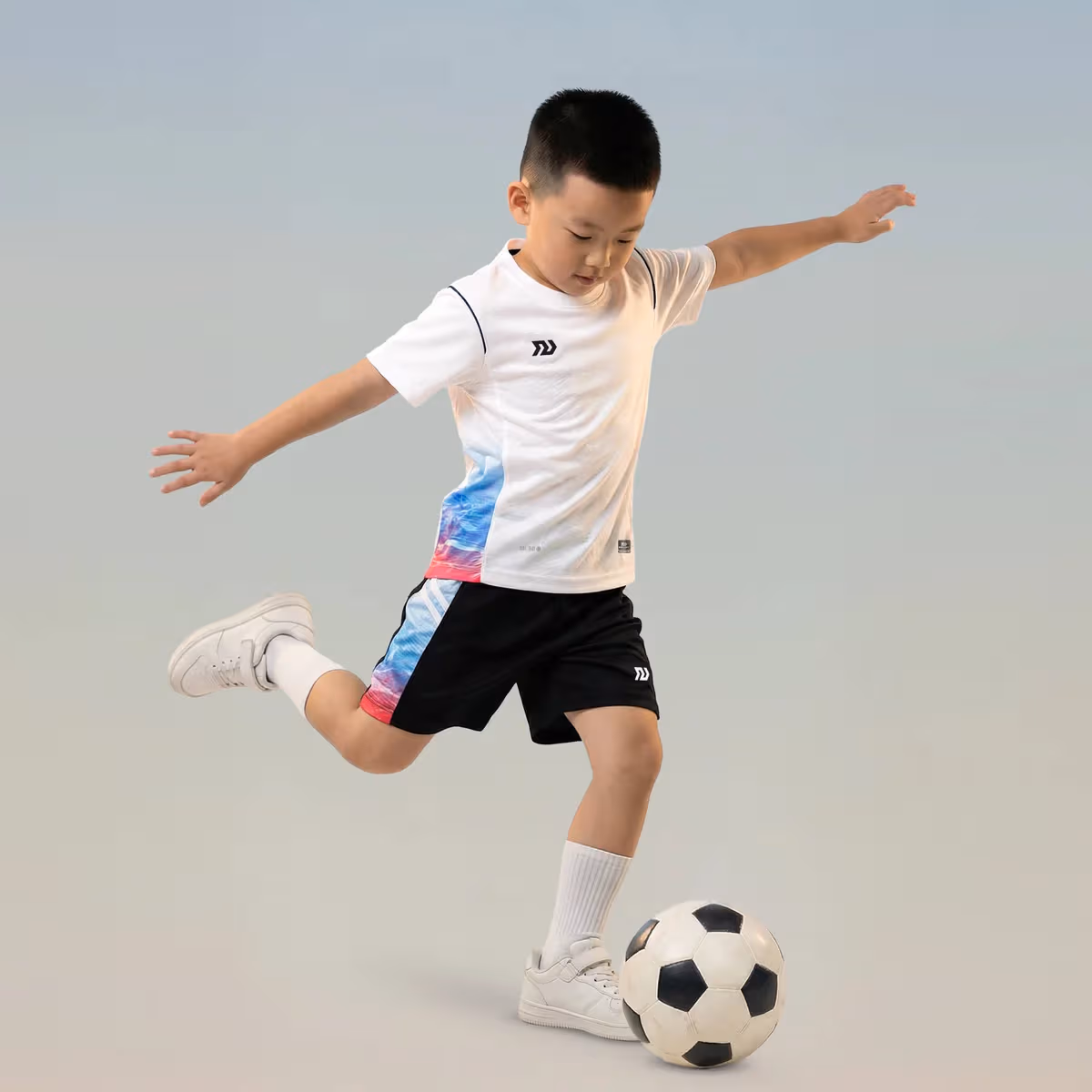 Bộ Quần Áo Bóng Đá Trẻ Em Bulbal Sonic 3 Trắng Đỏ
