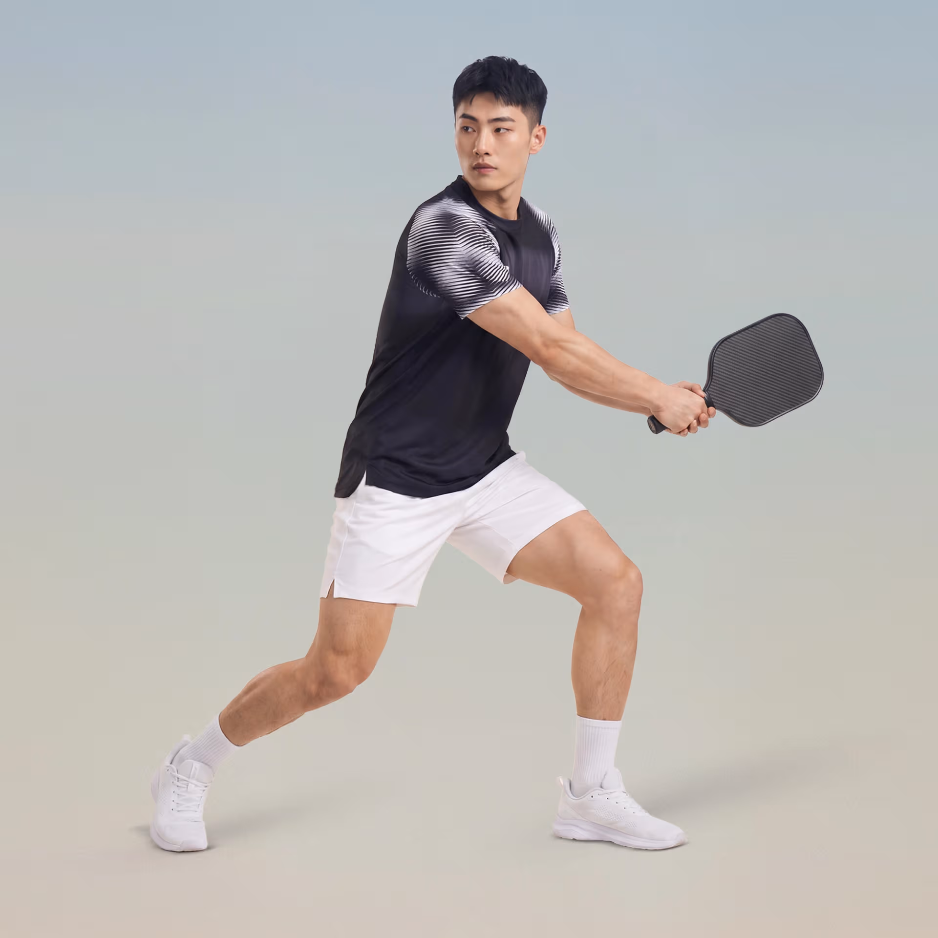 Áo thể thao Nam Bulbal Lumar 02 Đen Xám 6