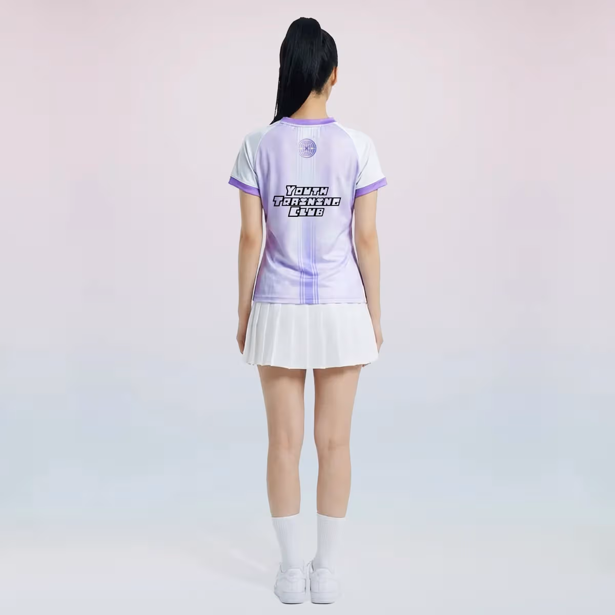 Áo Thể Thao Nữ Bulbal Teemie TM02 Trắng Tím