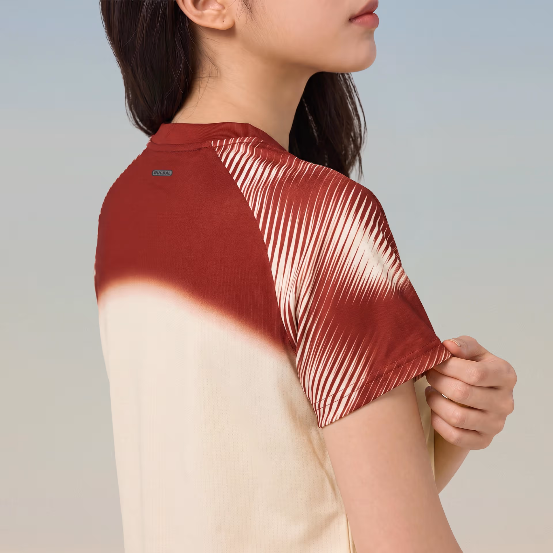 Áo thể thao Nữ Bulbal Lumar 02 Kem Đỏ 3