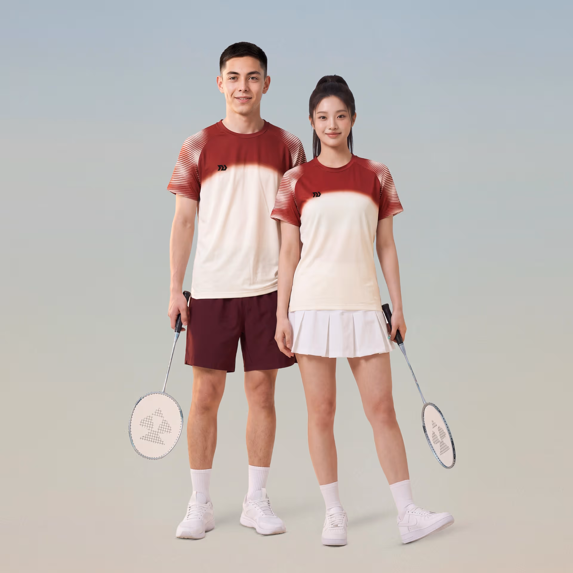 Áo thể thao Nữ Bulbal Lumar 02 Kem Đỏ 8
