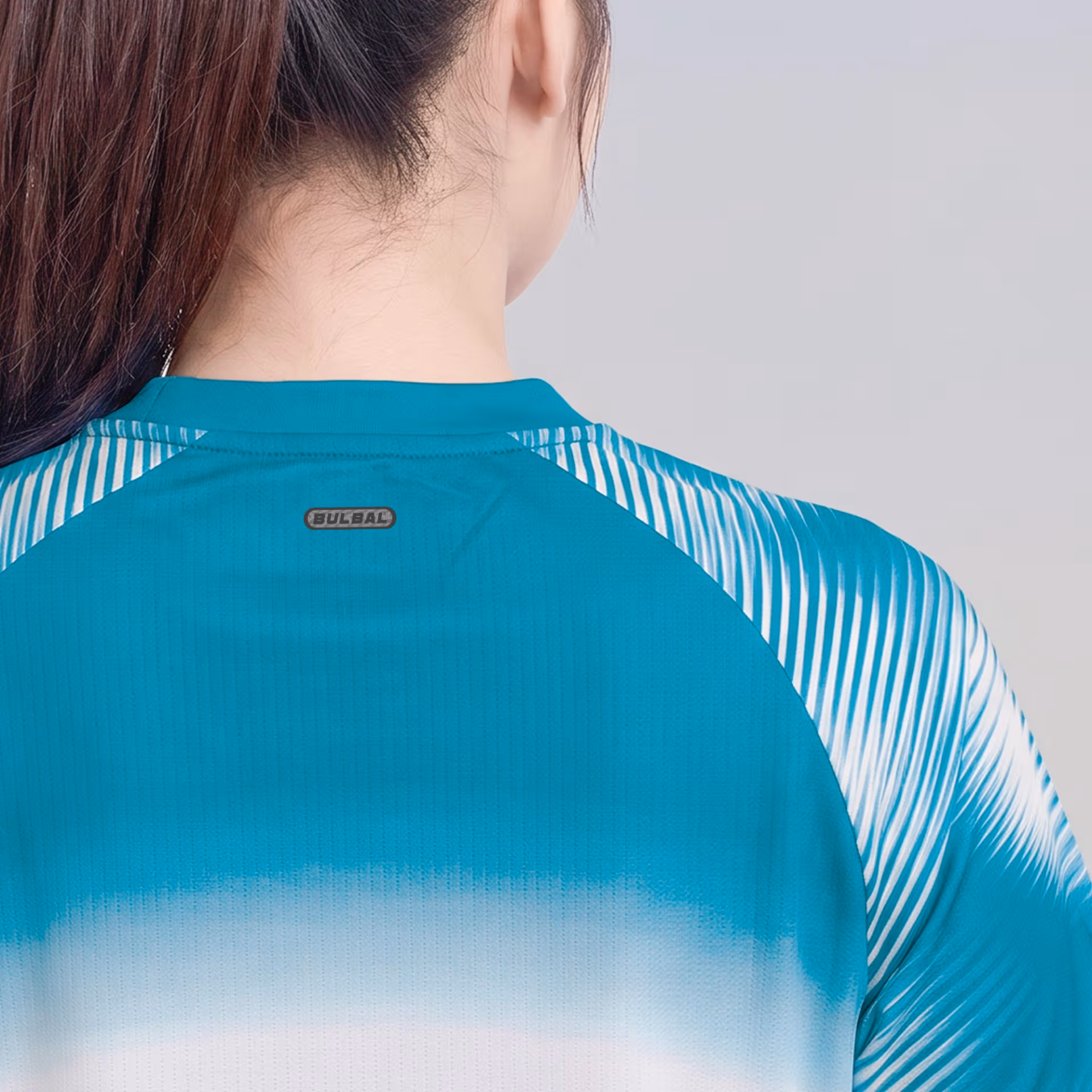 Áo thể thao Nữ Bulbal Lumar 02 Trắng Xanh Lá 4