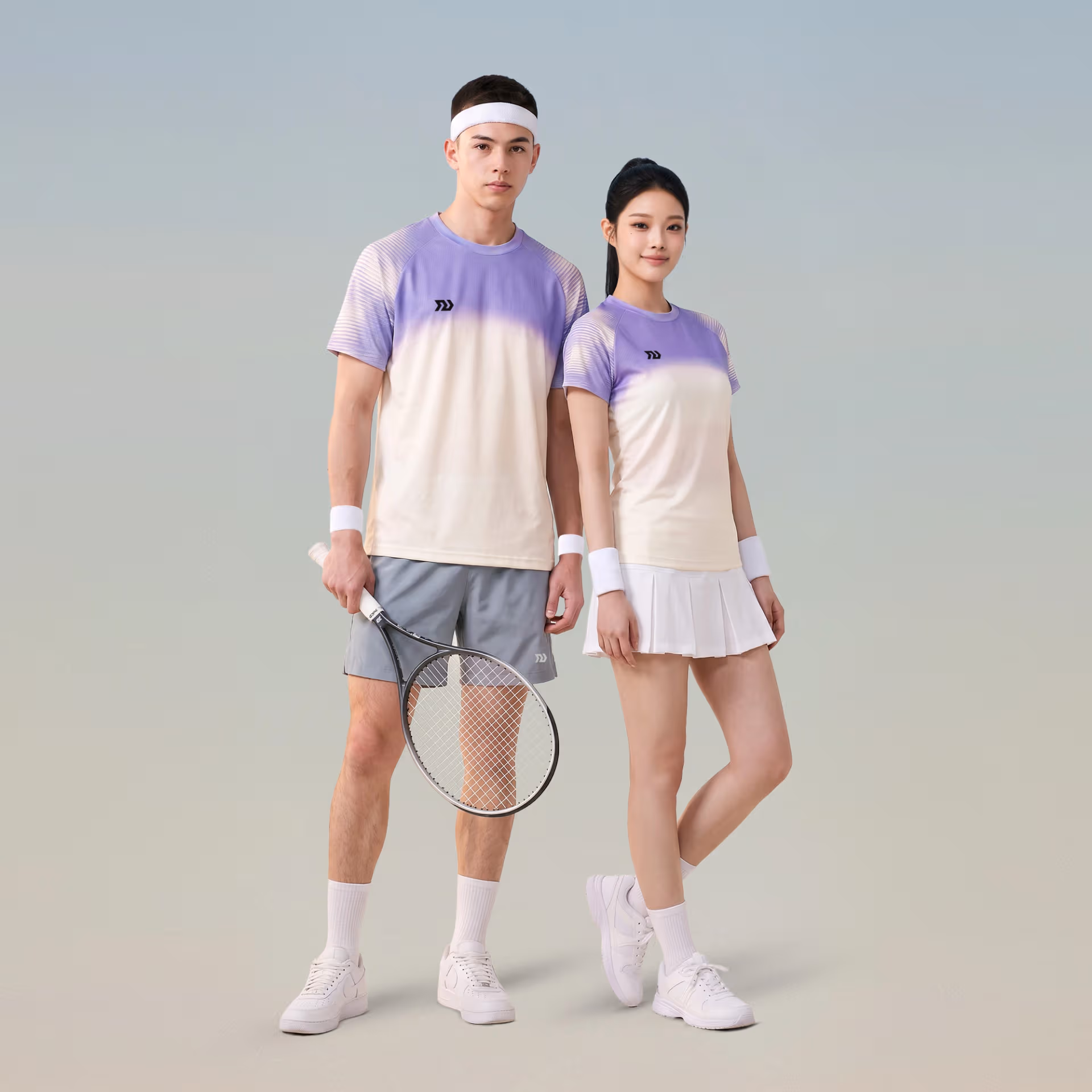 Áo thể thao Nữ Bulbal Lumar 02 Kem Tím 8