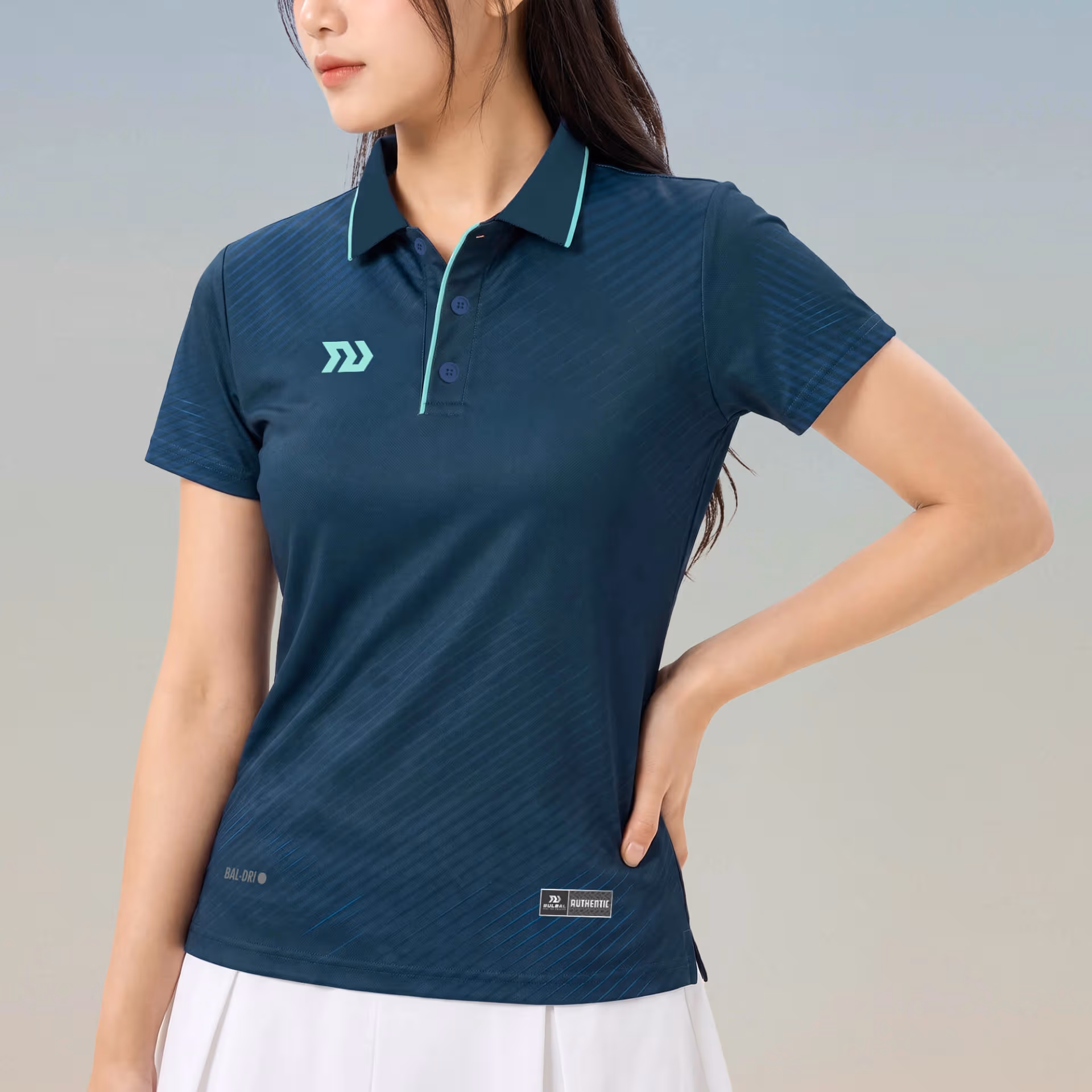 Áo thể thao cổ trụ Nữ Bulbal Draco Lông Công 2