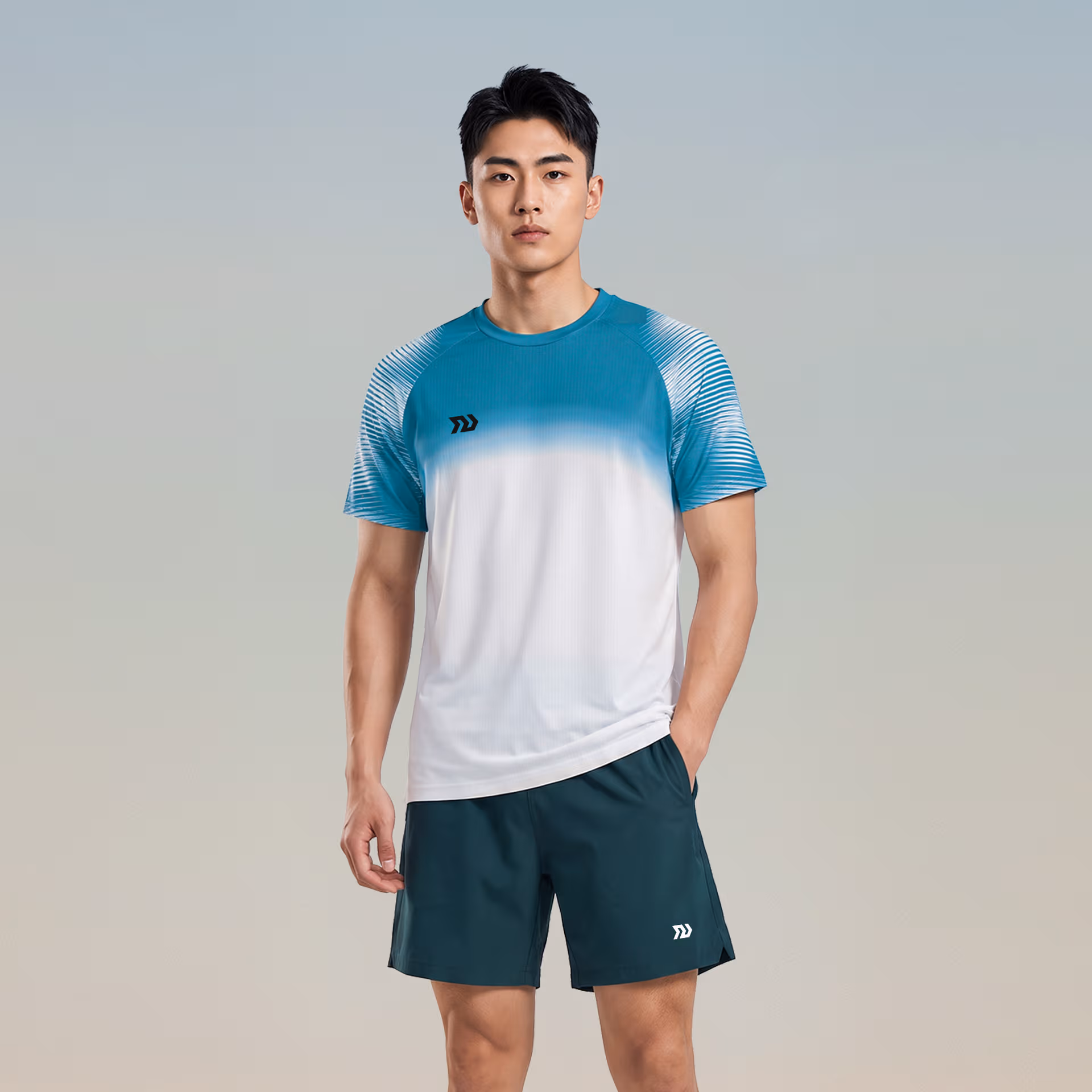 Áo thể thao Nam Bulbal Lumar 02 Trắng Xanh Lá