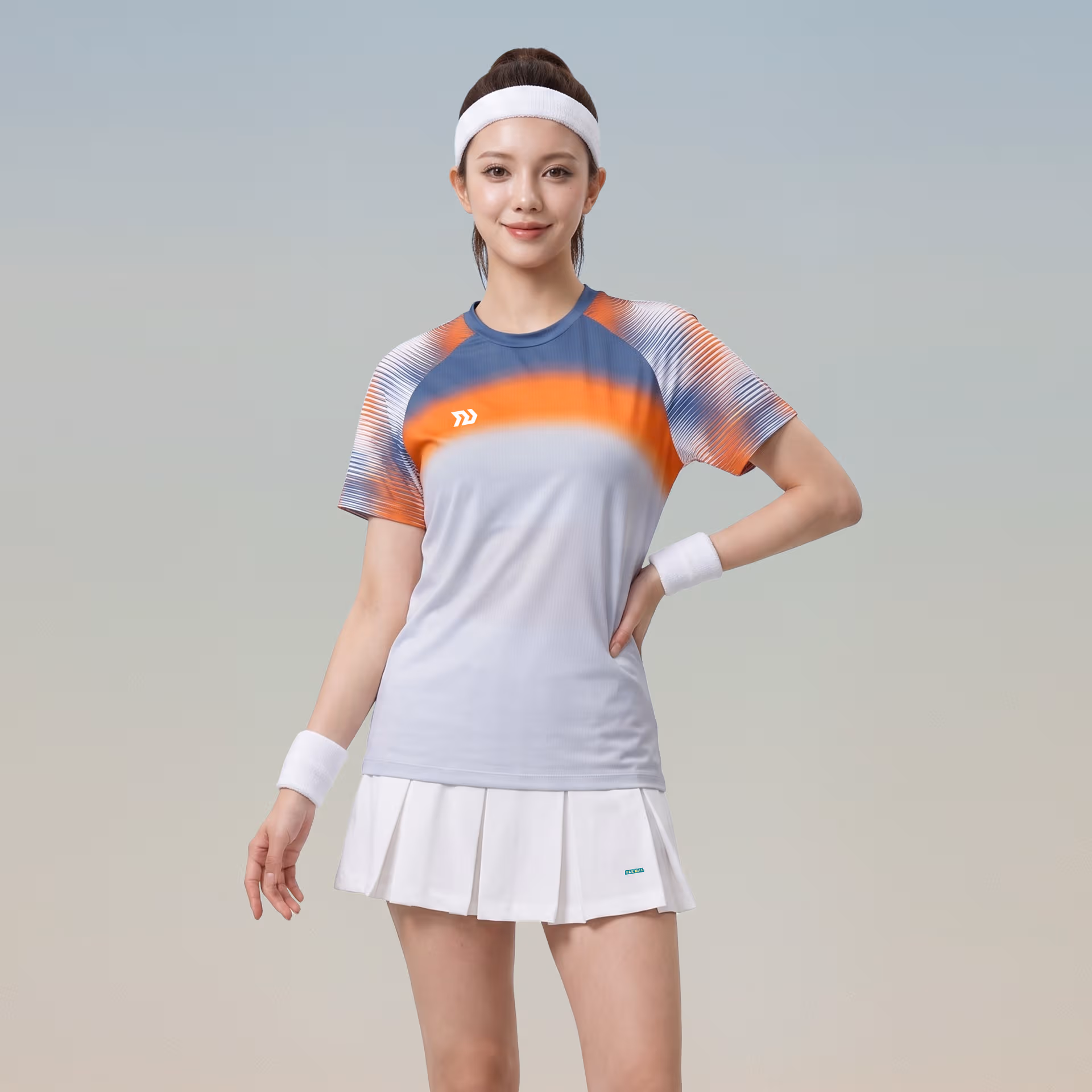 Áo thể thao Nữ Bulbal Lumar 02 Xám Cam
