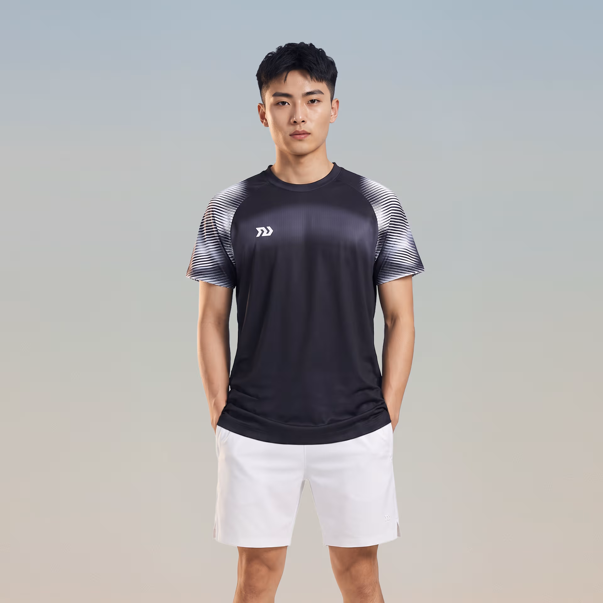 Áo thể thao Nam Bulbal Lumar 02 Đen Xám