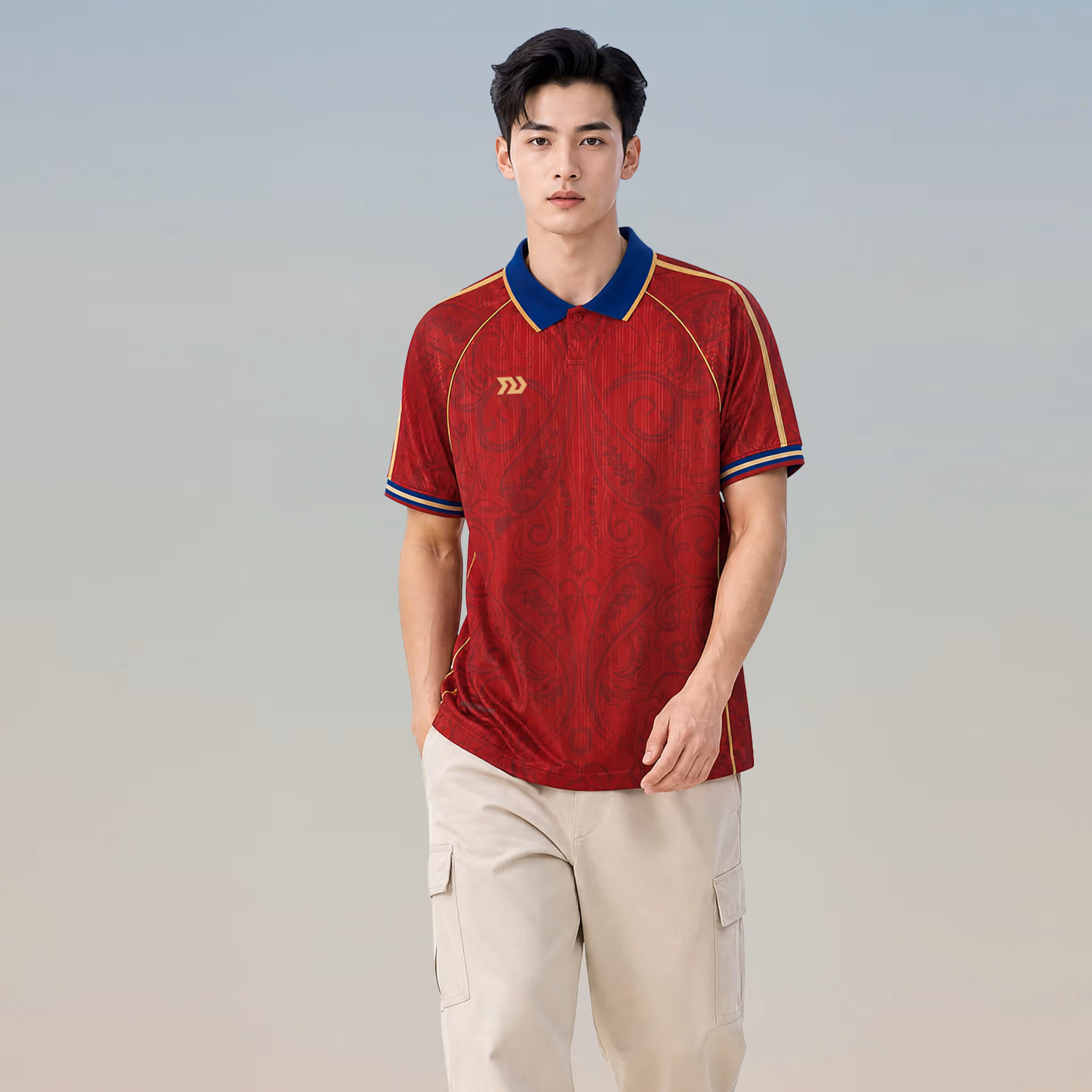 Áo Polo Bulbal Jersey WC26 Đỏ