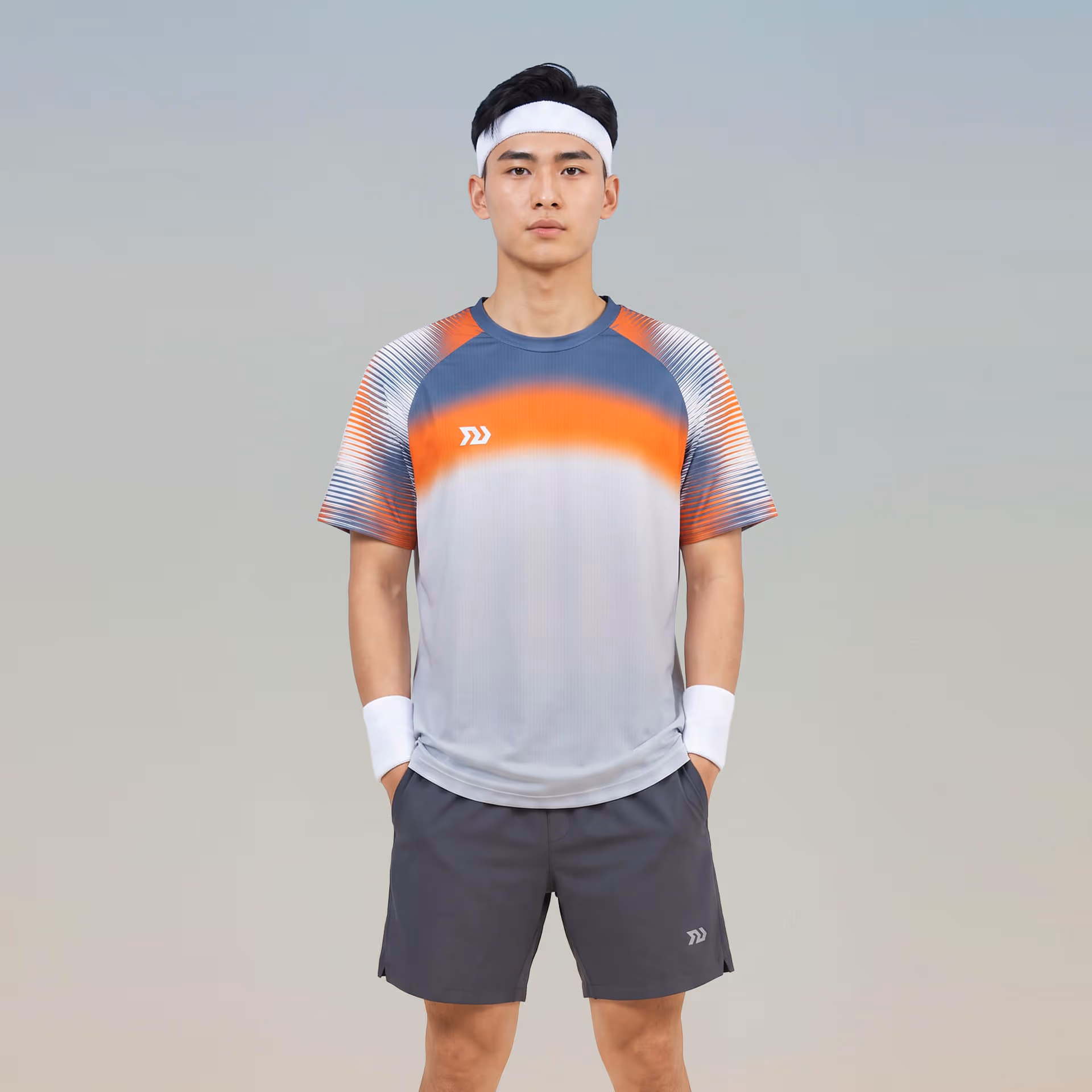 Áo thể thao Nam Bulbal Lumar 02 Xám Cam