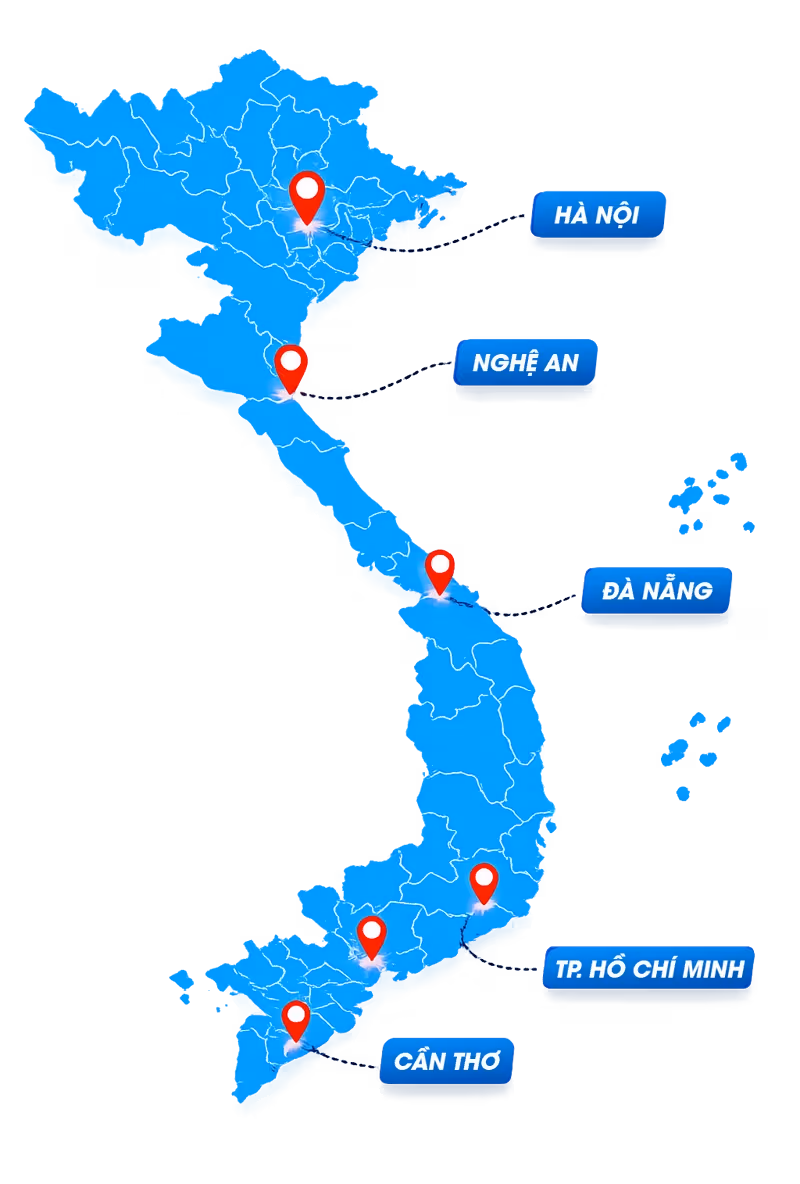 Vietnam distributor map