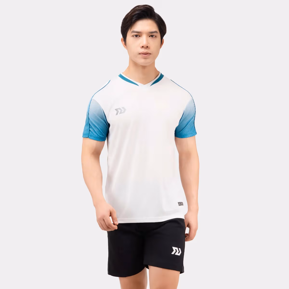 Áo Cầu Lông Nam Bulbal Badminton SS24 BAM2401 Trắng
