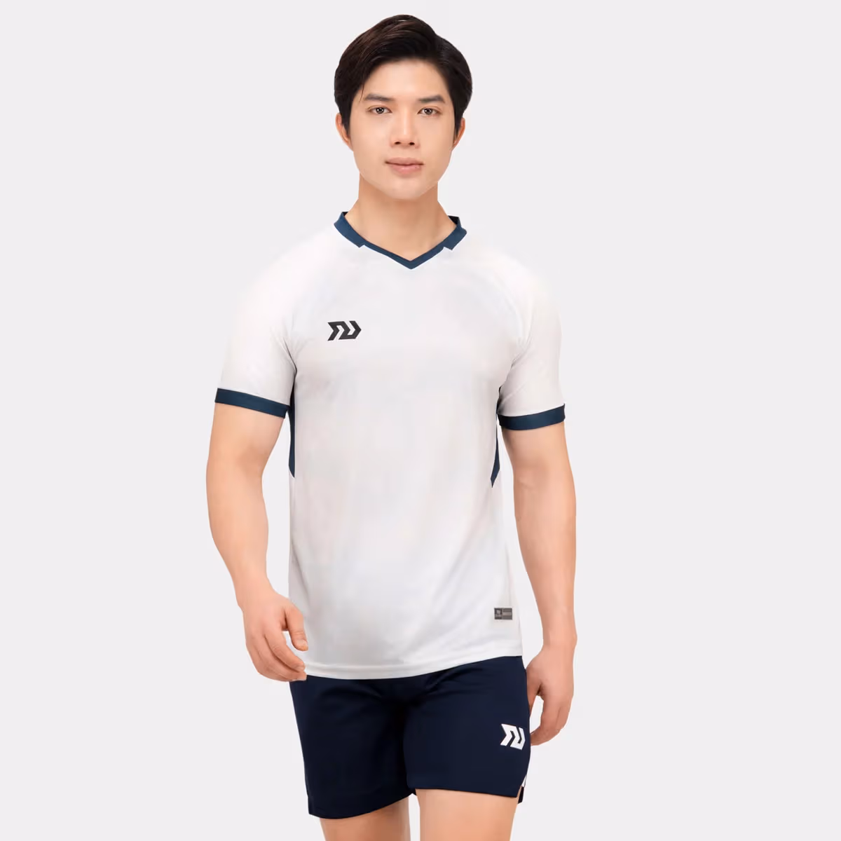 Áo Cầu Lông Nam Bulbal Badminton SS24 BAM2402 Trắng