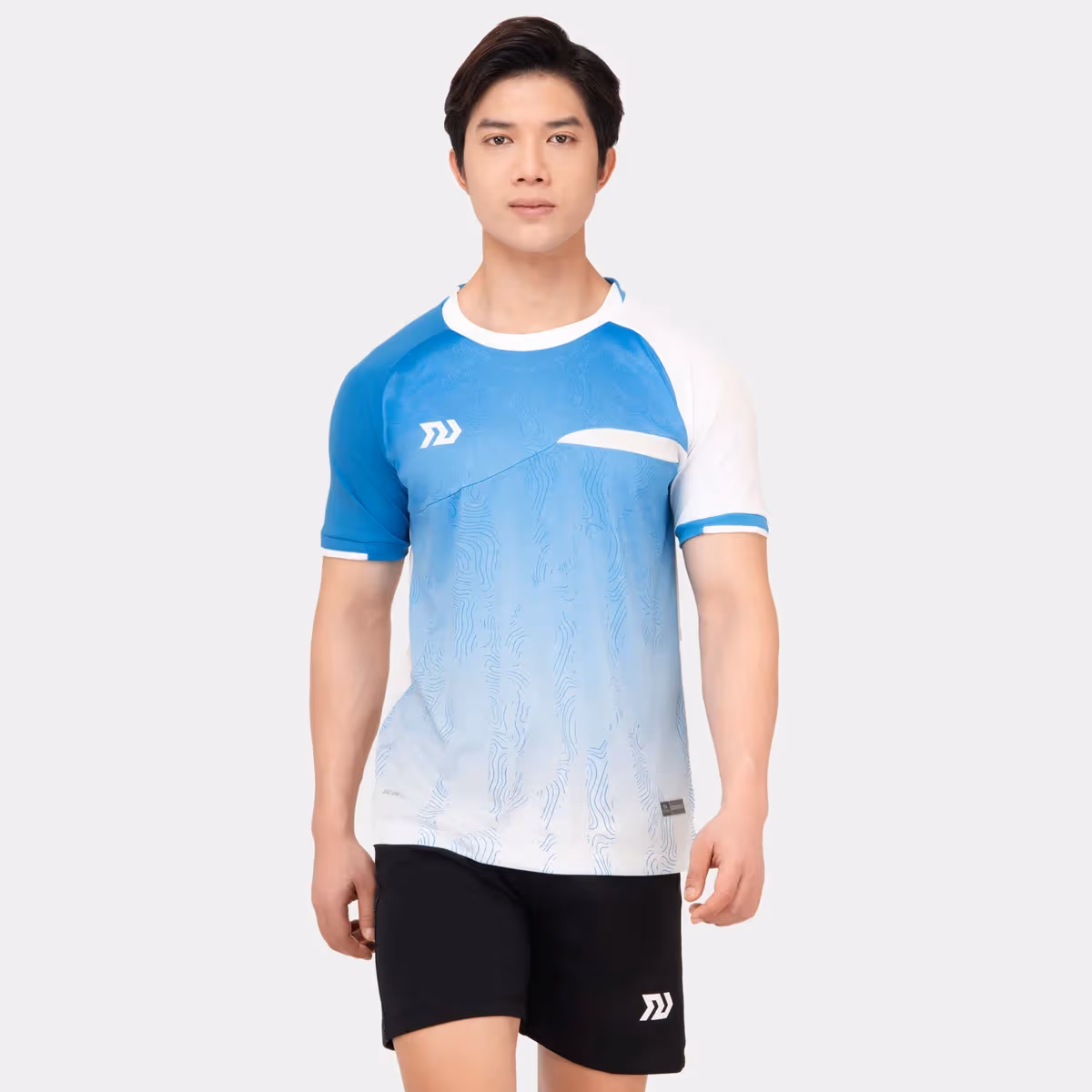 Áo Cầu Lông Nam Bulbal Badminton SS24 BAM2403 Xanh Ya