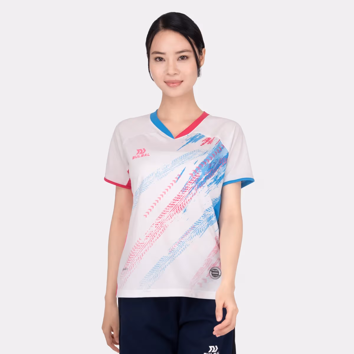 Áo Cầu Lông Nữ Bulbal Badminton SS23 BAT1012 Trắng