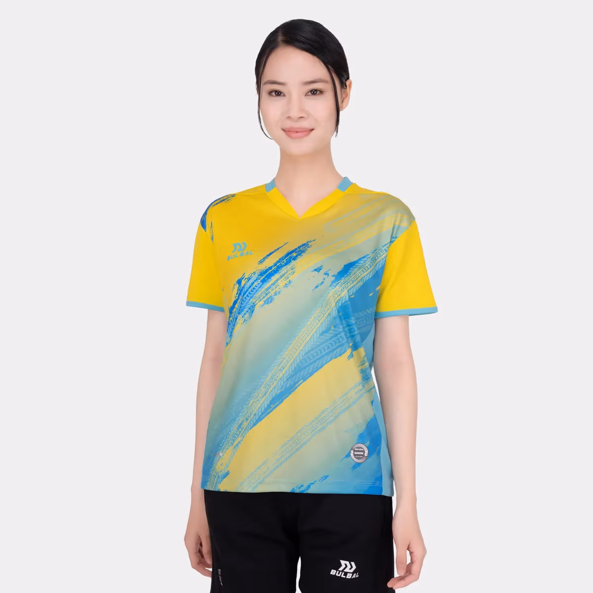 Áo Cầu Lông Nữ Bulbal Badminton SS23 BAT1013 Vàng
