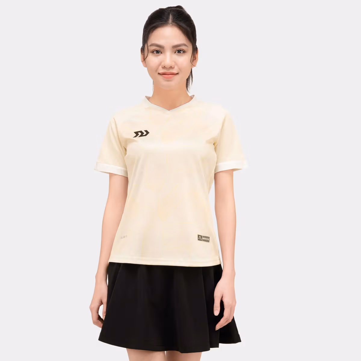 Áo Cầu Lông Nữ Bulbal Badminton SS24 BAW2402 Kem