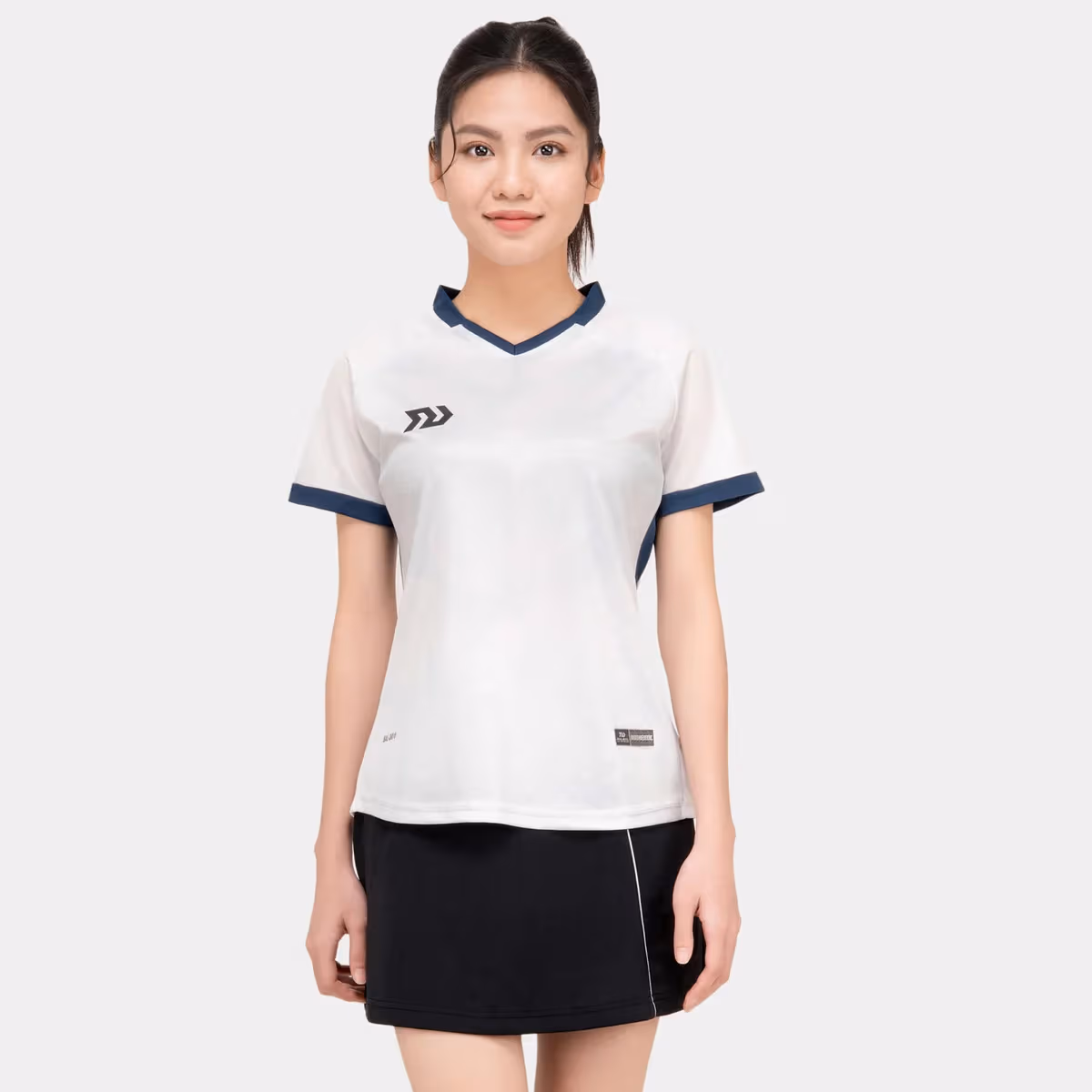 Áo Cầu Lông Nữ Bulbal Badminton SS24 BAW2402 Trắng