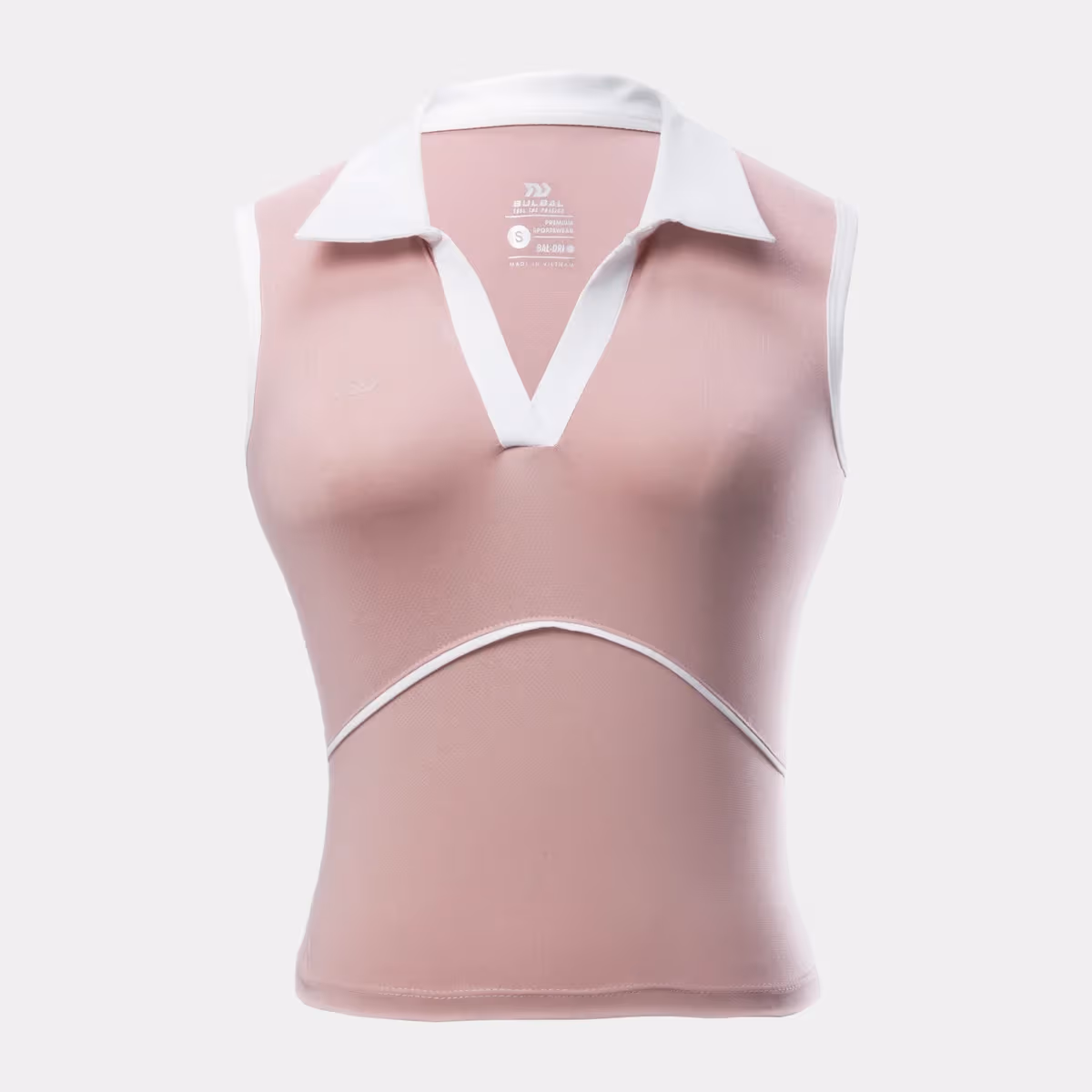 Áo croptop Bulbal Topsy V Hồng Trắng