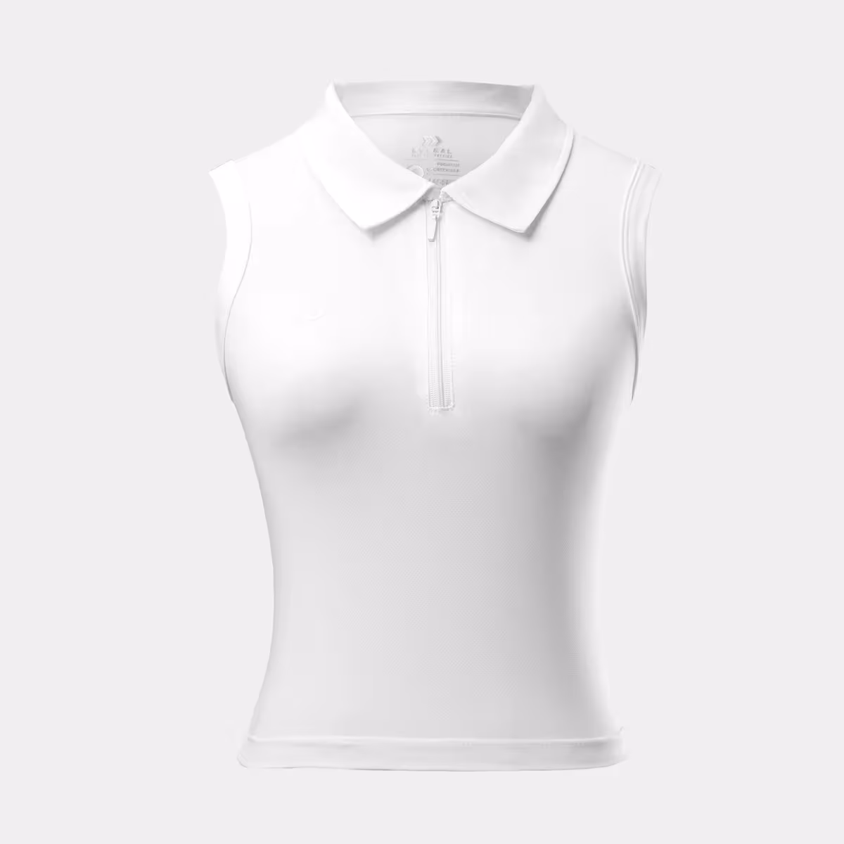 Áo Croptop Bulbal Topsy Zip Trắng